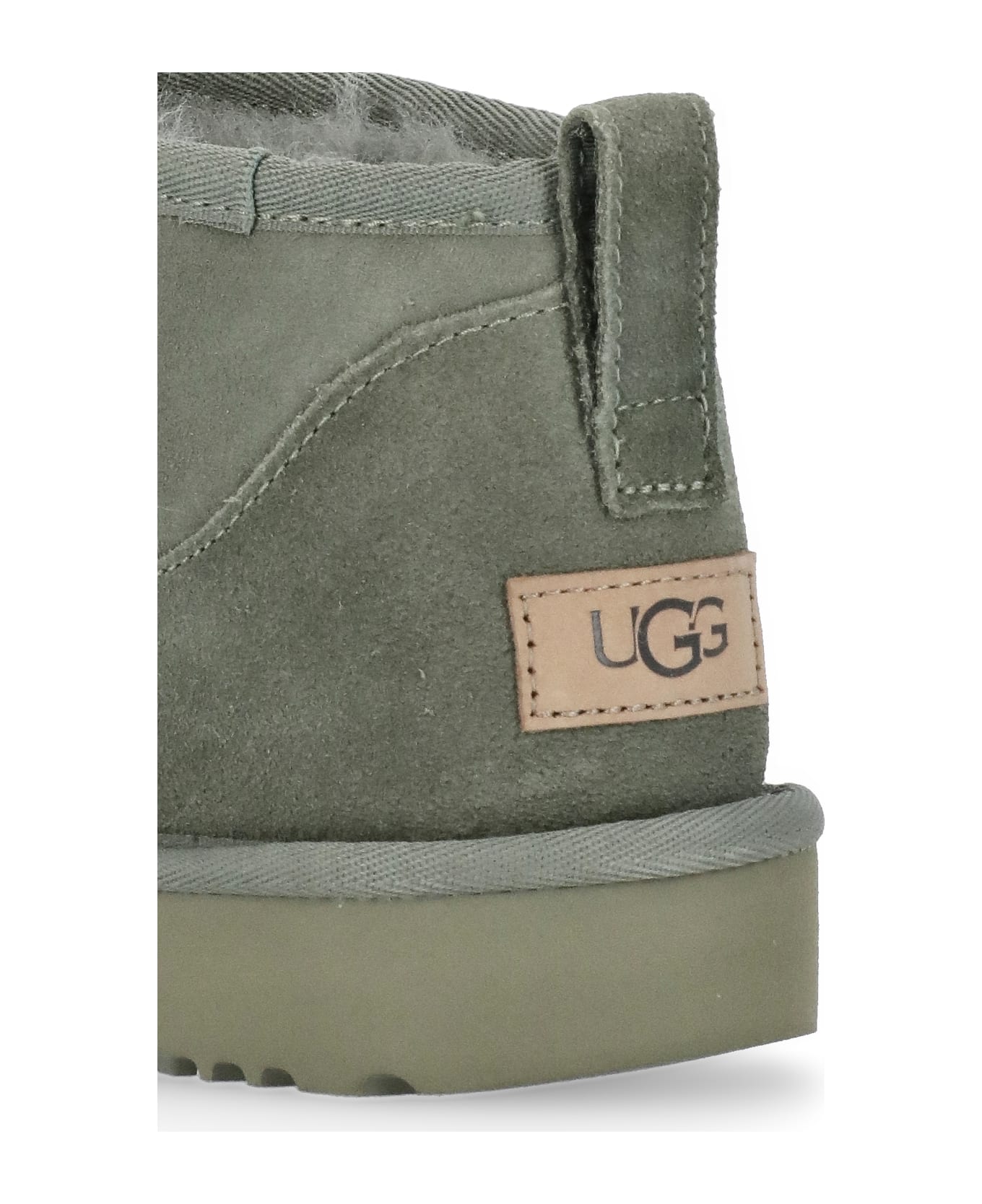 UGG Classic Ultra Mini Ankle Boots - Green