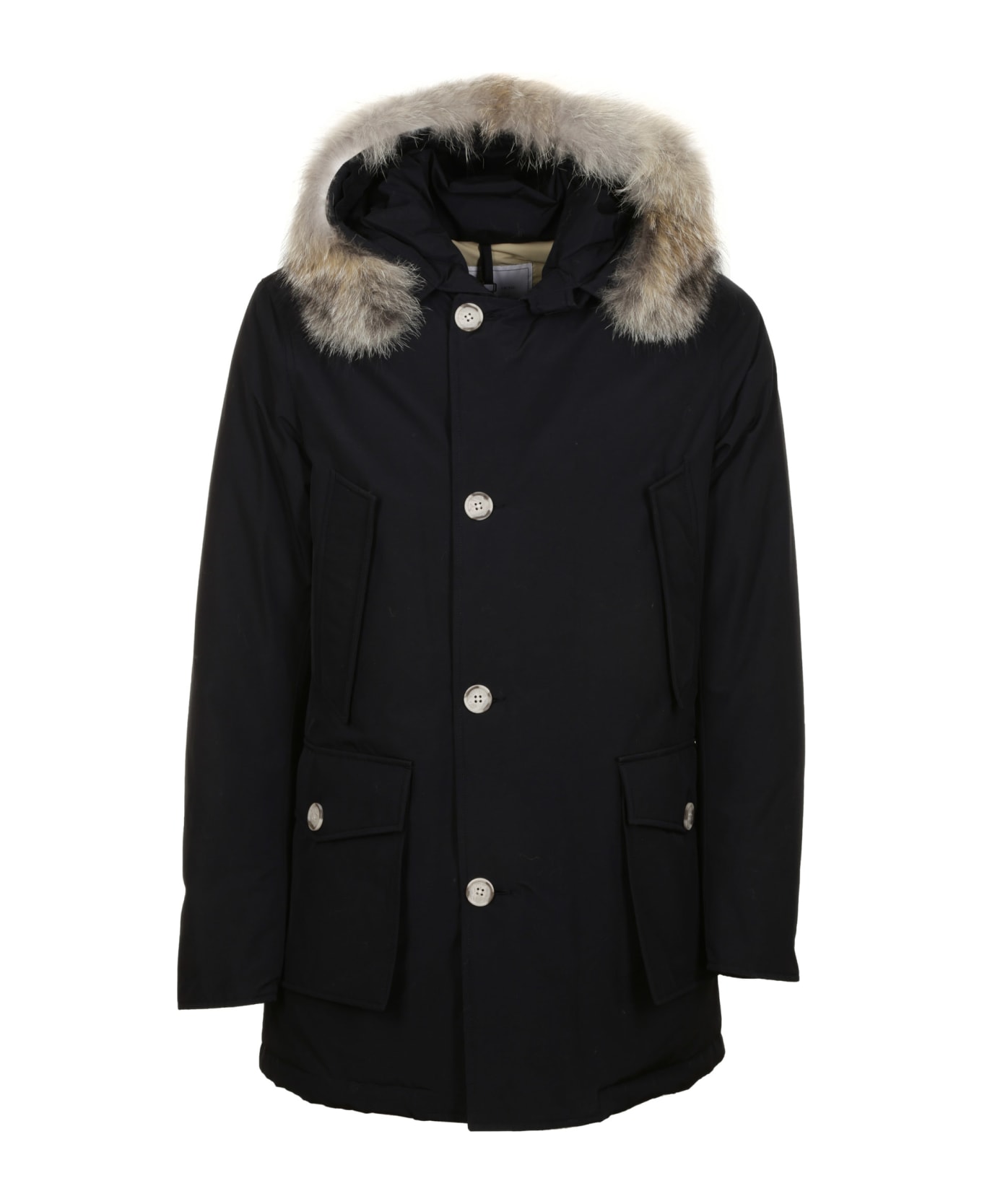 Woolrich Arctic Detachable Fur Parka - Blk Black