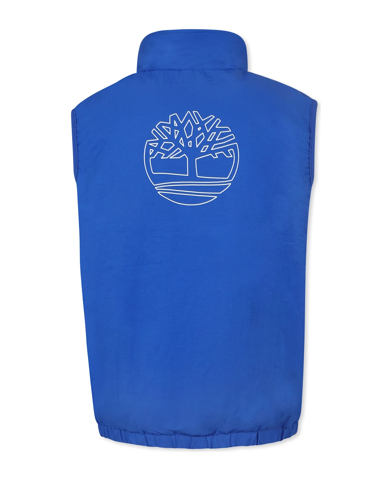 Timberland Light Blue Gilet For Boy With Tree - Light Blue