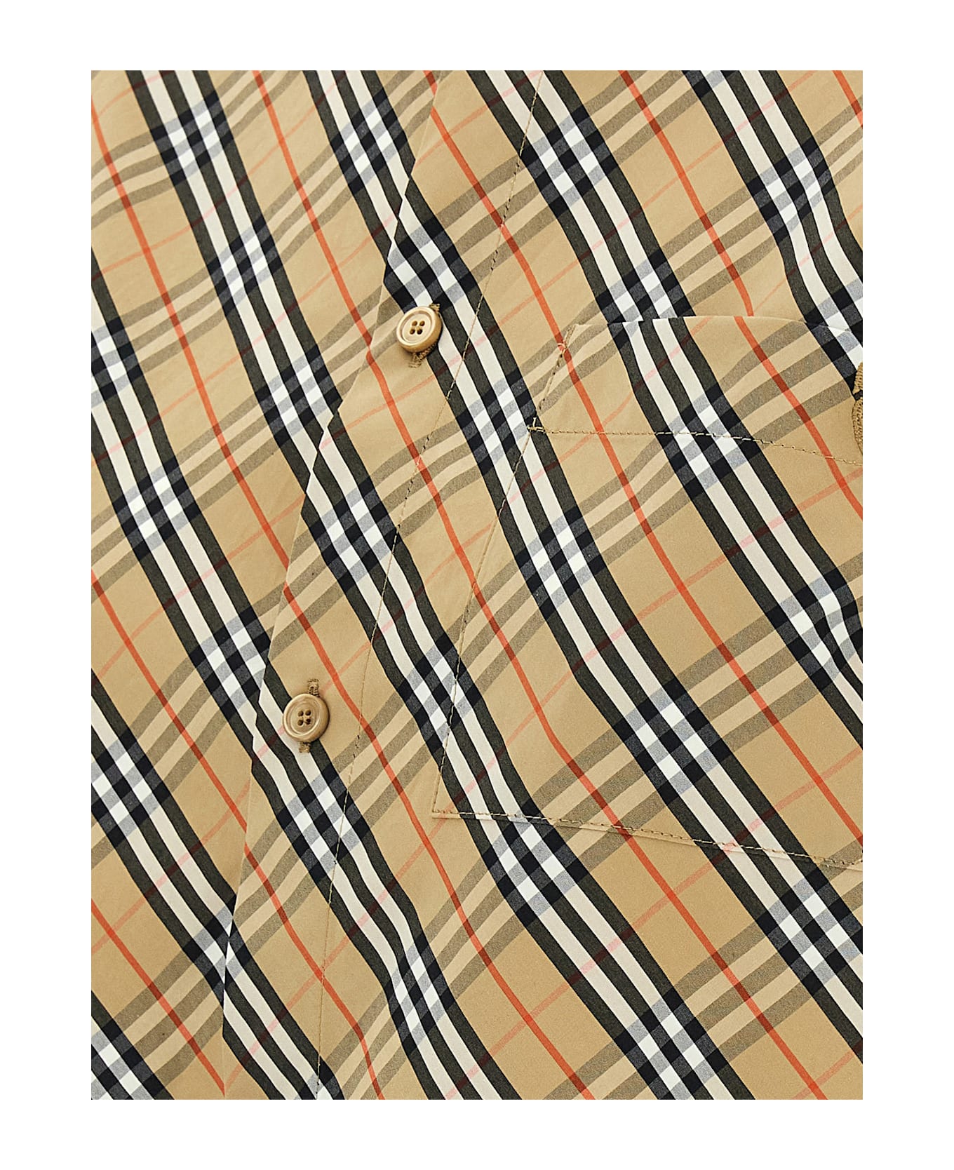 Burberry 
b Shield
 Check Shirt - Multicolor