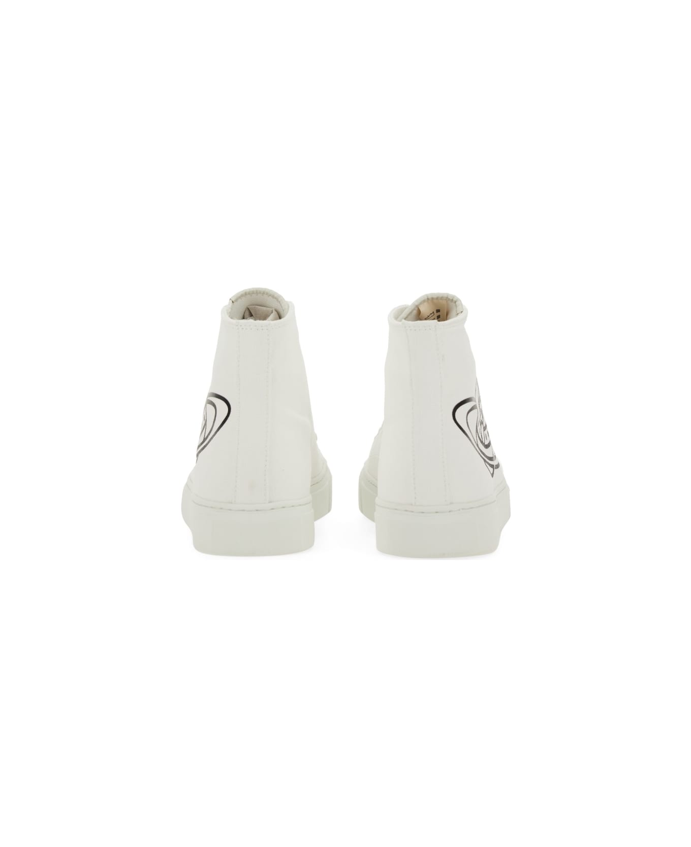 Vivienne Westwood High Top Sneaker - WHITE