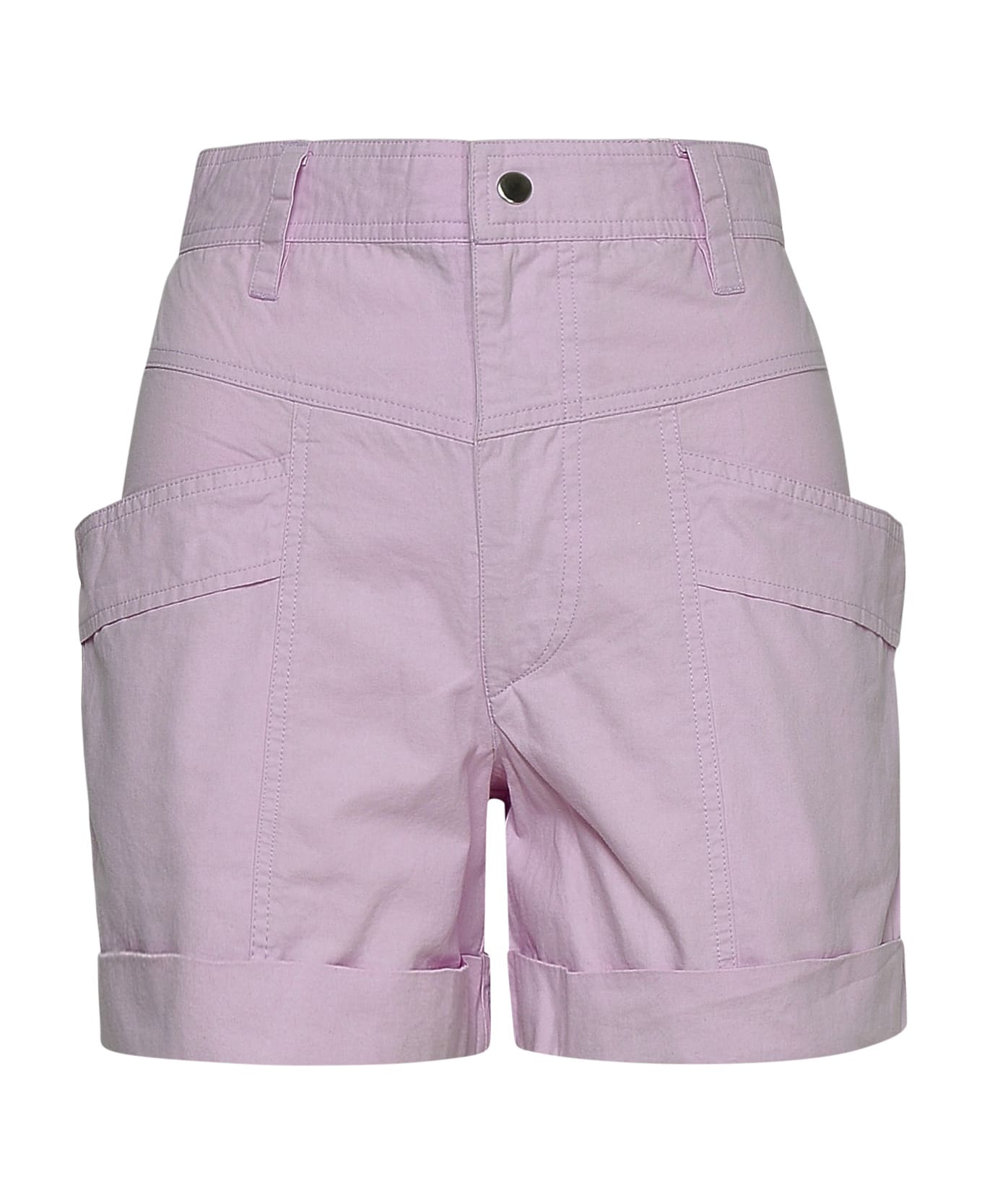 Isabel Marant Cotton Shorts - Violet