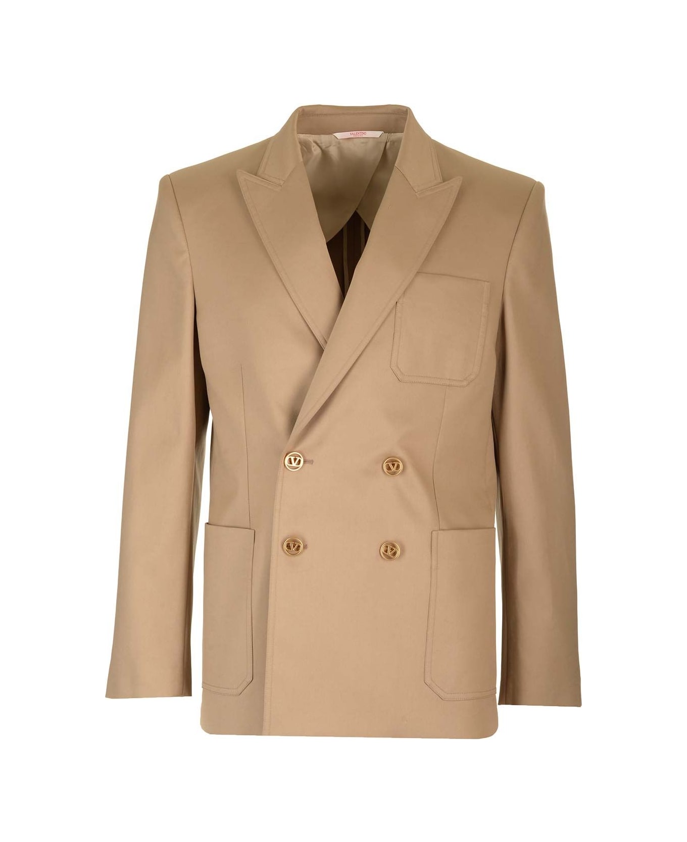 Valentino Garavani Double-breasted Blazer - Beige