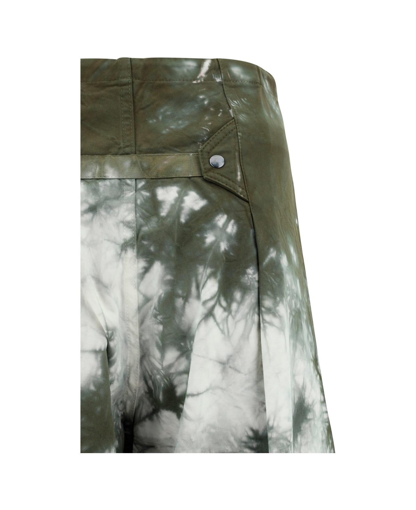DARKPARK Daisy Military Pants - Mgrb Military Green & Whiite