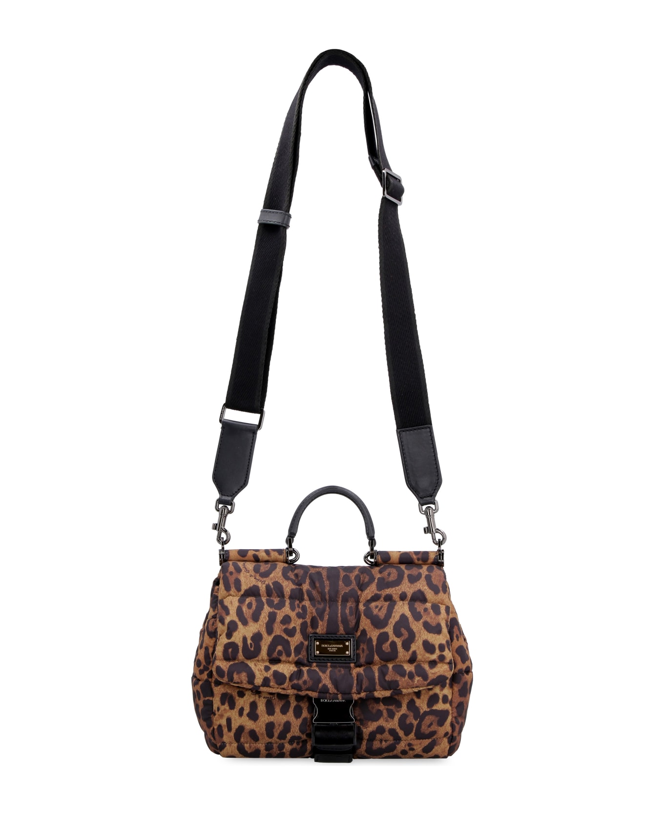 Dolce & Gabbana Nylon Messenger Bag - Animalier