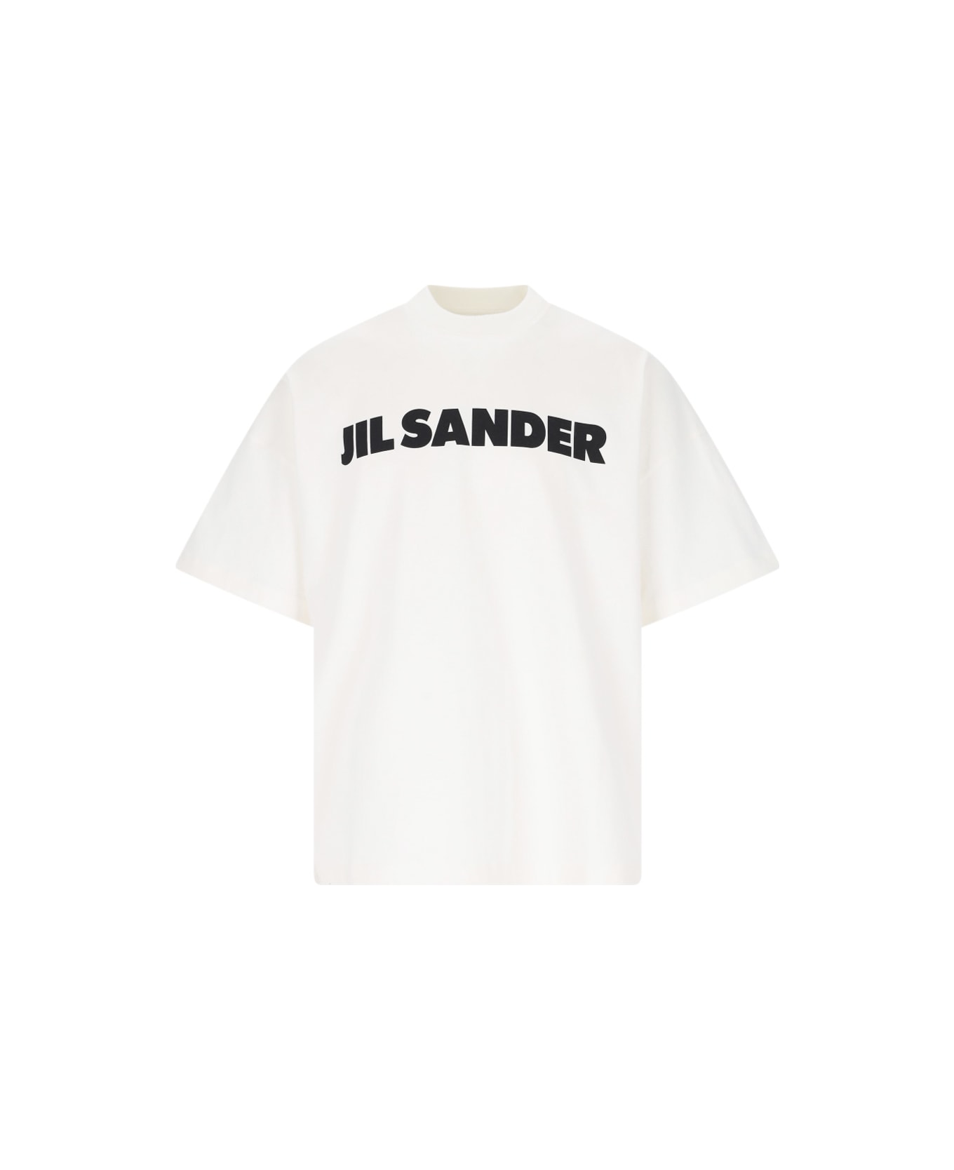 Jil Sander Logo Cotton T-shirt - White シャツ