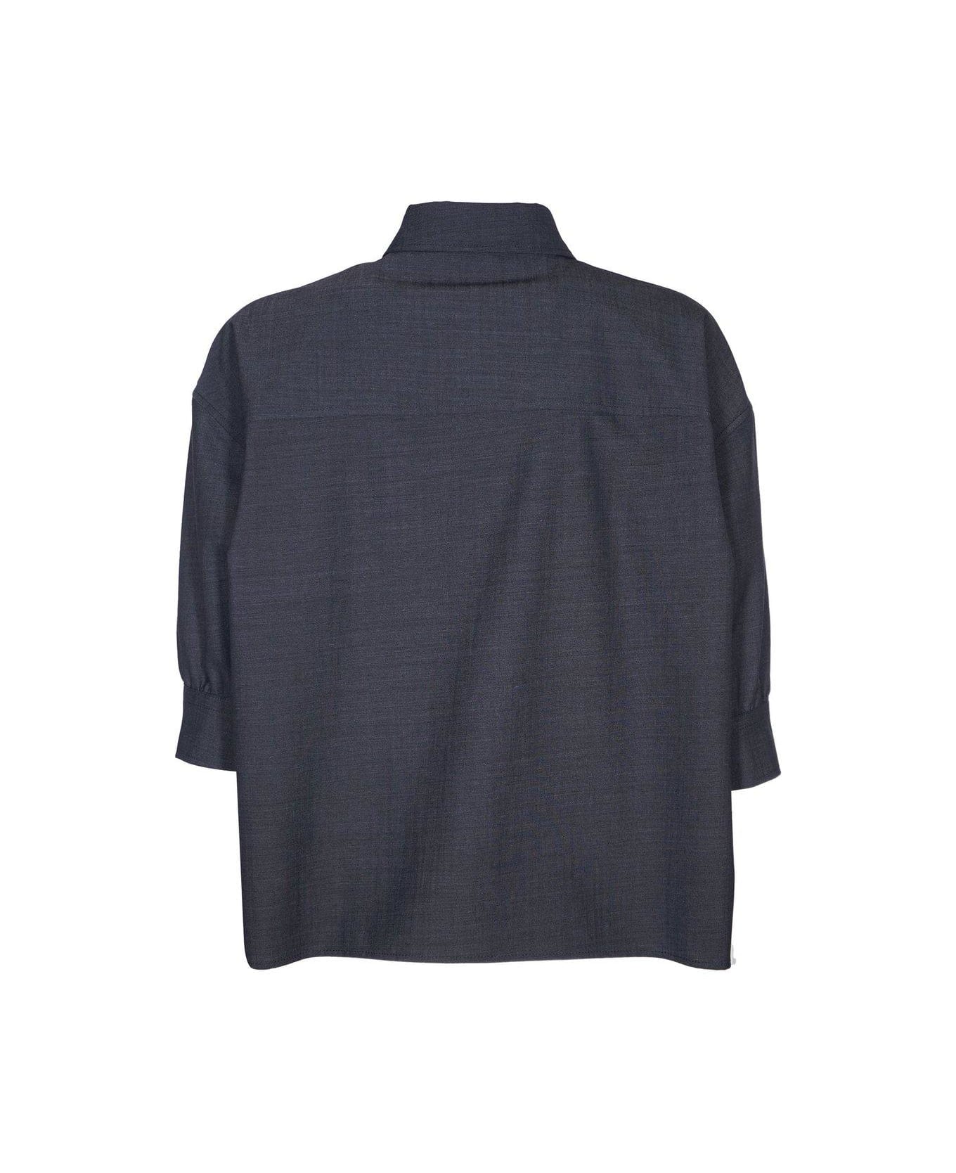 Philosophy di Lorenzo Serafini Straight Hem Puff-sleeved Shirt Philosophy di Lorenzo Serafini