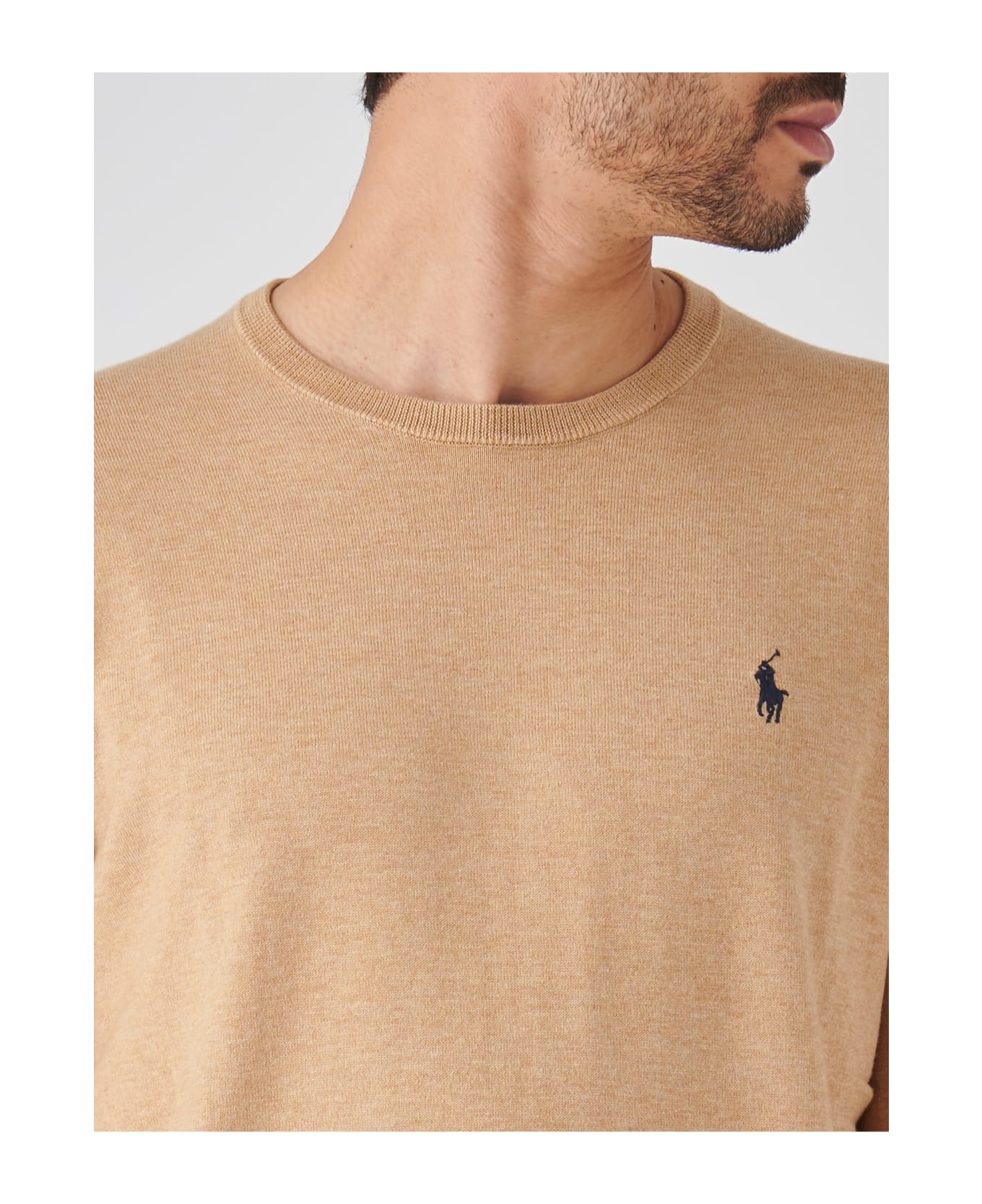Polo Ralph Lauren Short Sleeve Sweater Sweater - CAMMELLO ニットウェア