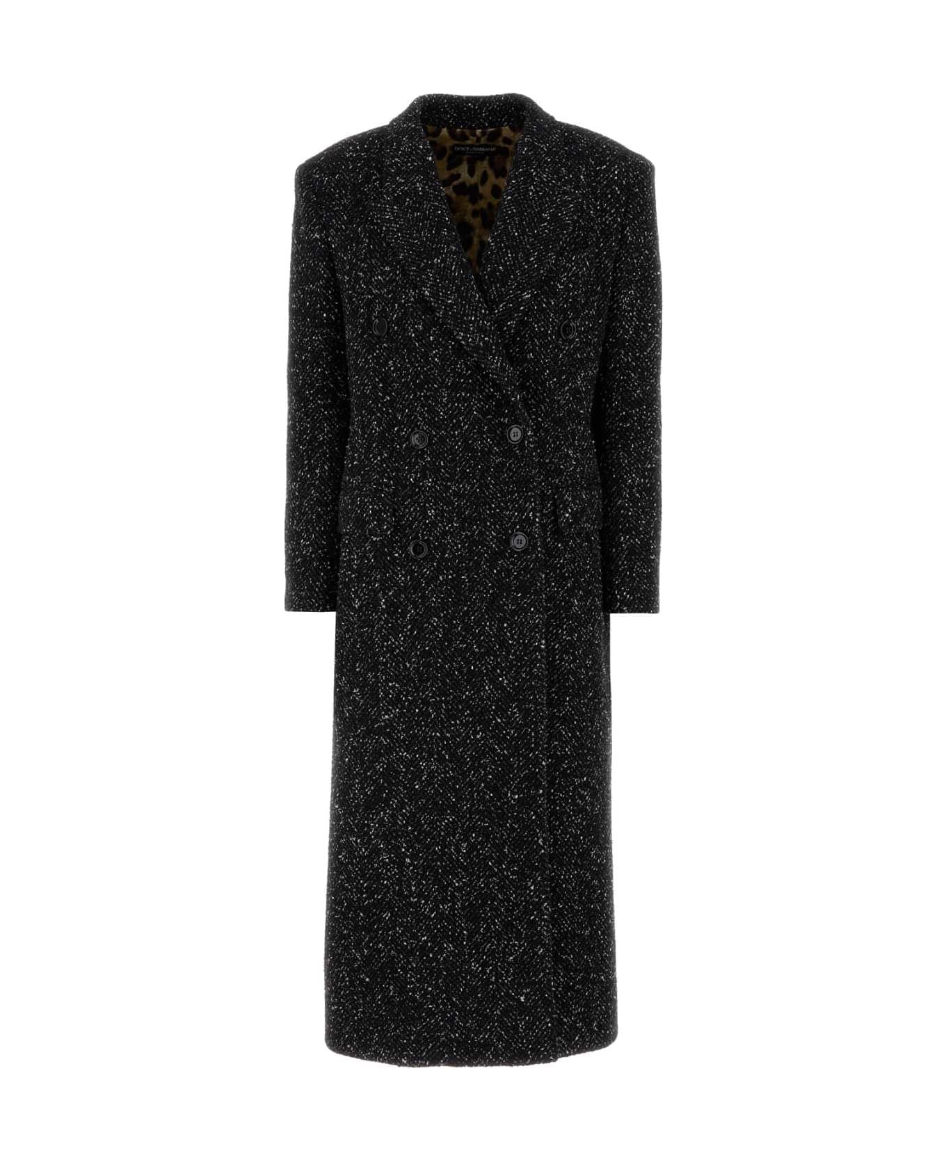 Dolce 
Gabbana Embroidered Wool Blend Coat - FANTASIANONSTAMPA
