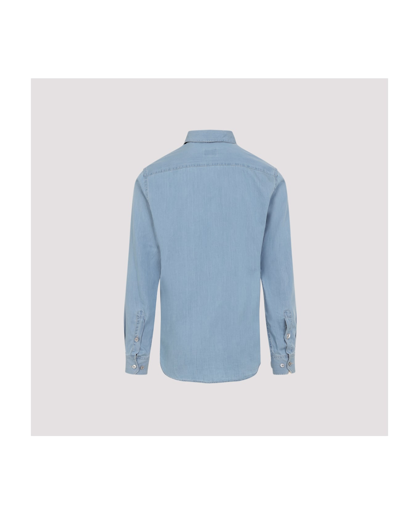 Giorgio Armani Cotton Shirt - Light Blue Denim