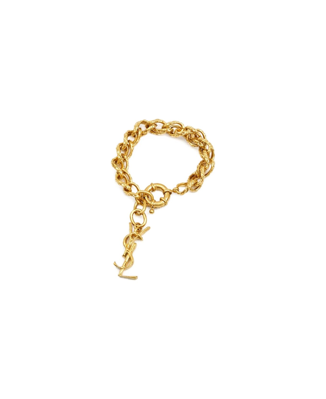 Saint Laurent Chain Bracelet - Golden