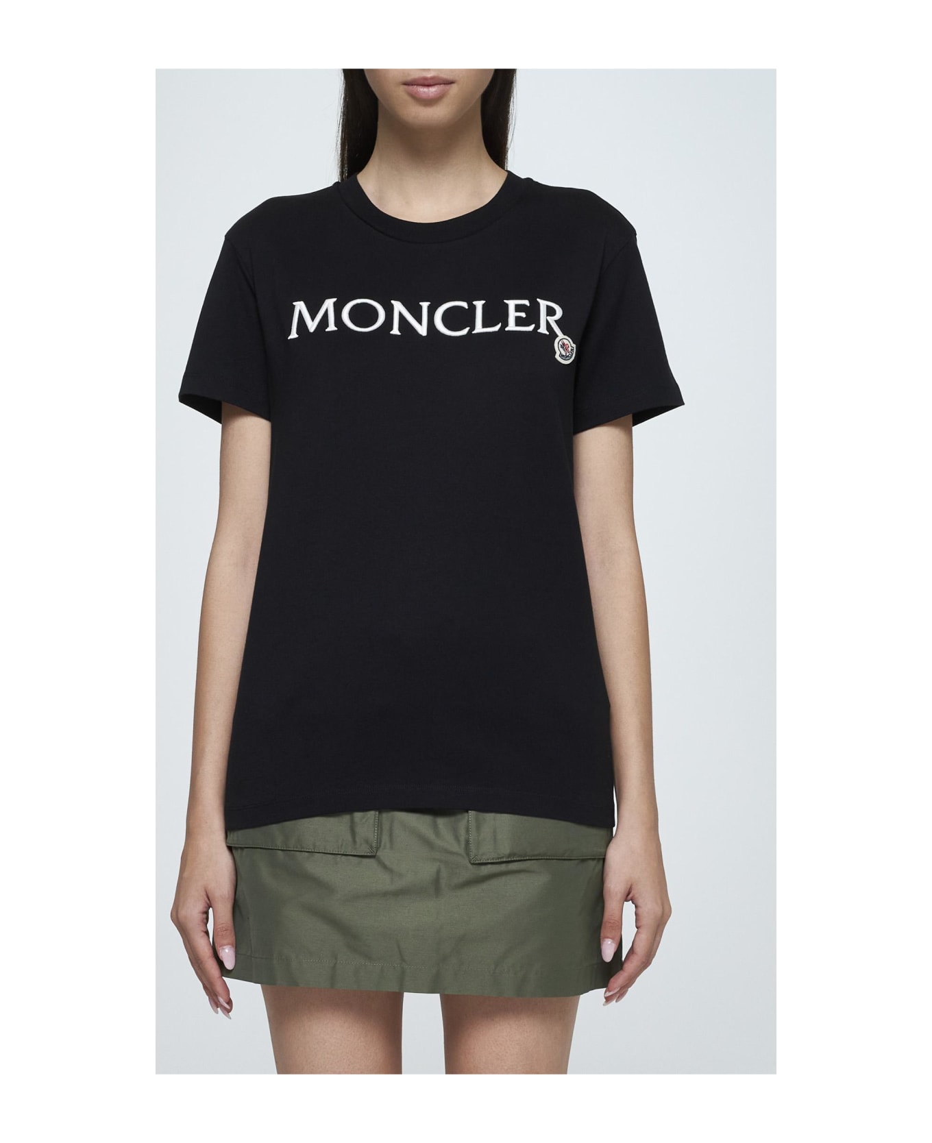Moncler Logo Cotton T-shirt | italist