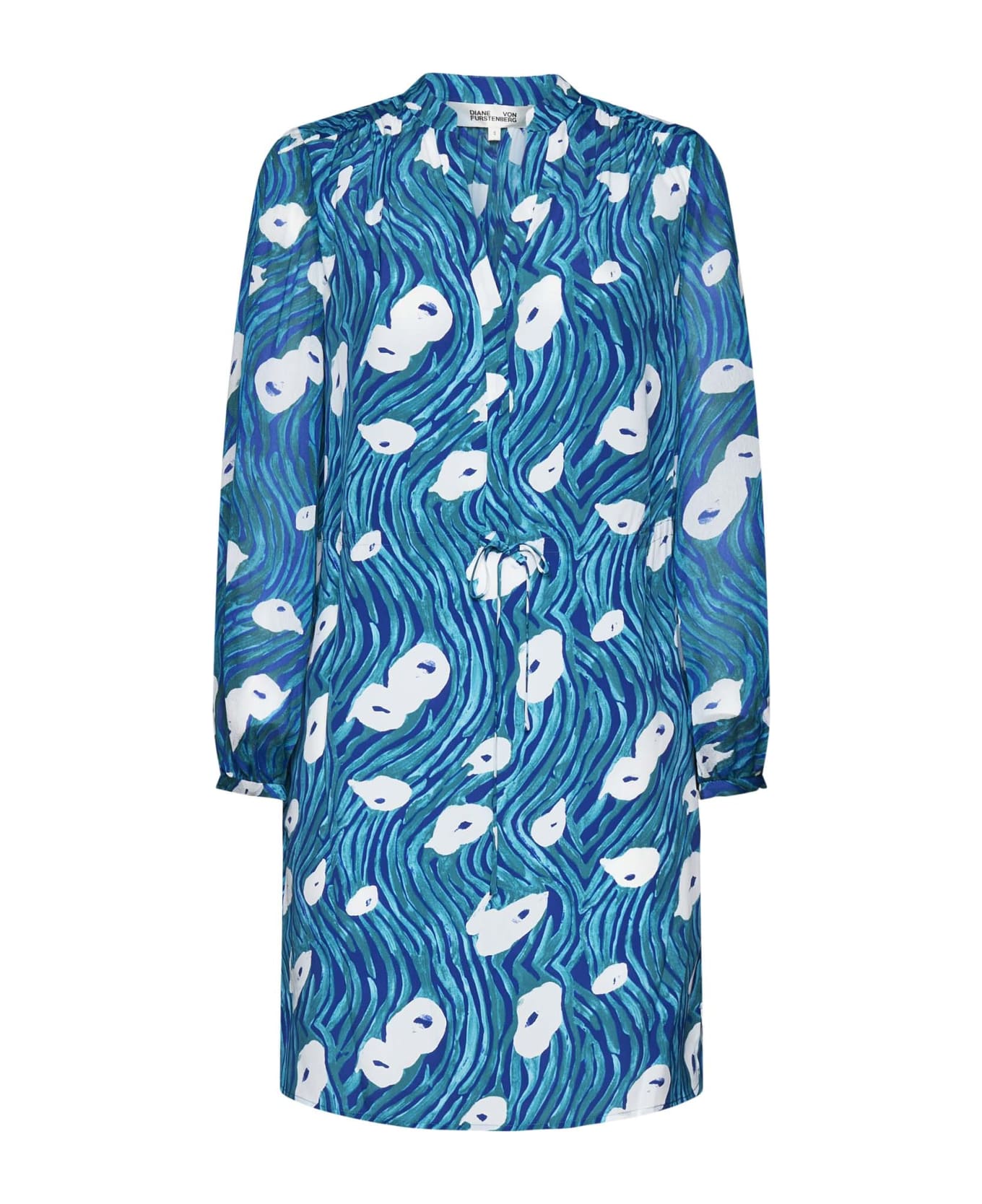 Diane Von Furstenberg Dress - Ocean tide quetzal green ワンピース＆ドレス