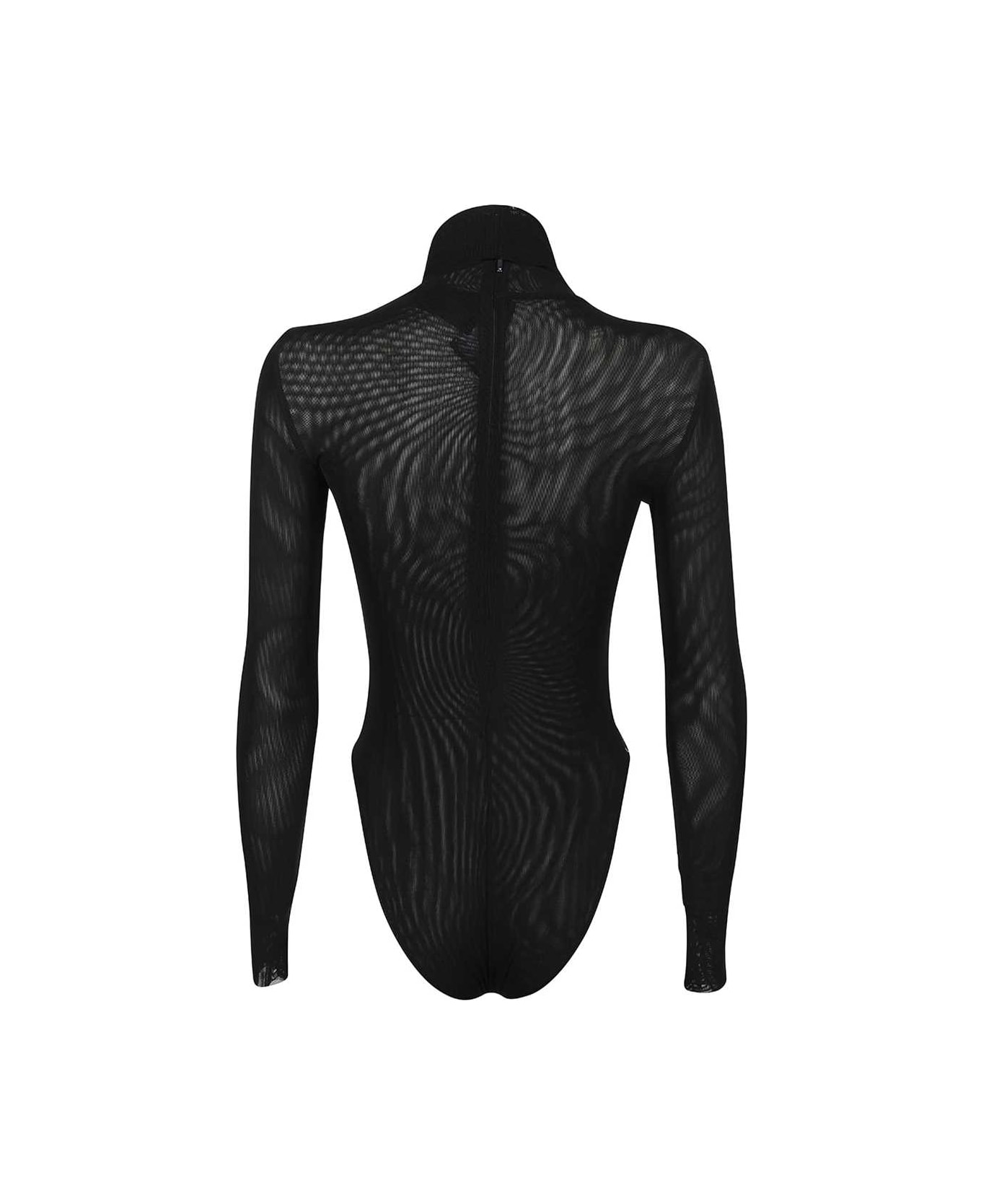 John Richmond Tulle Bodysuit - black ボディスーツ