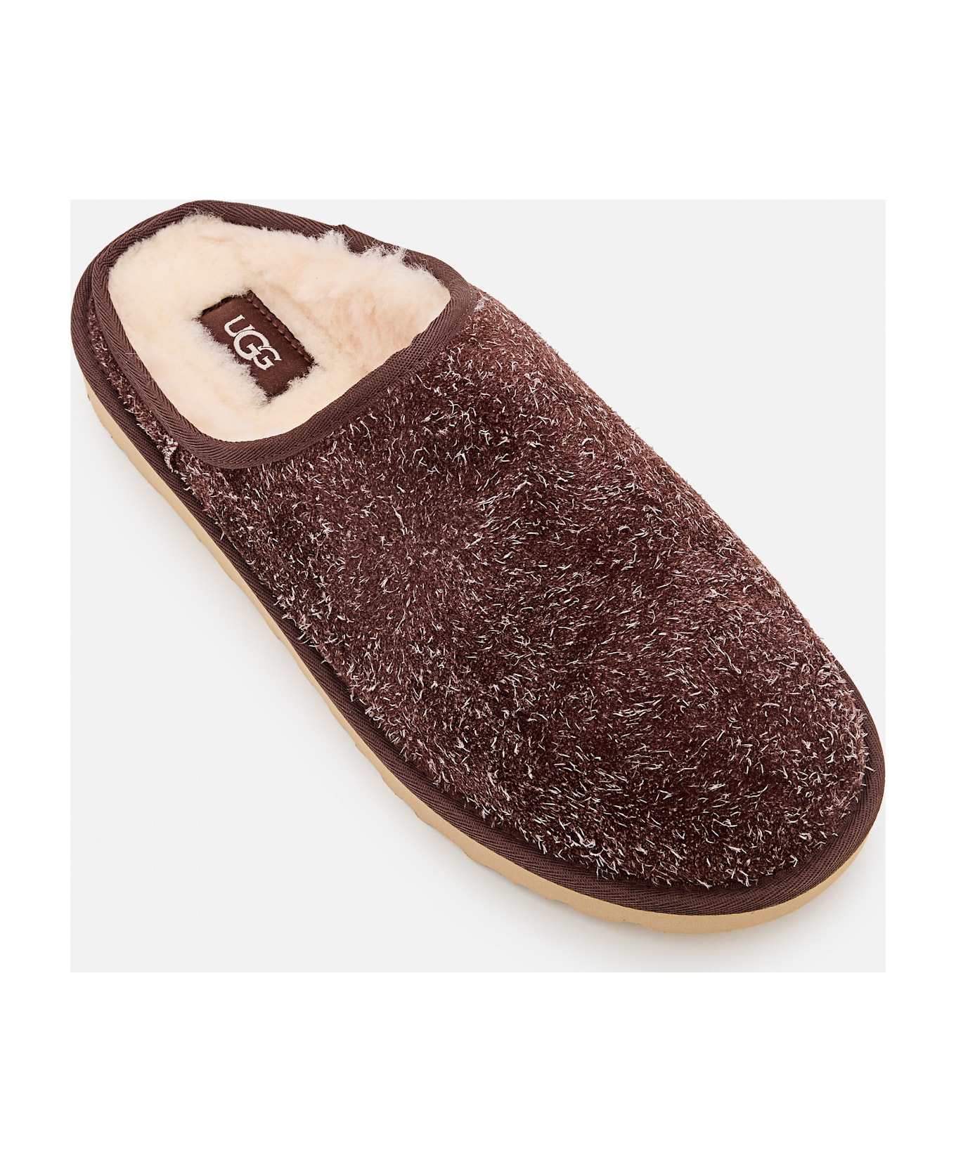 UGG M Classic Slip-on Shaggy Suede - Brown
