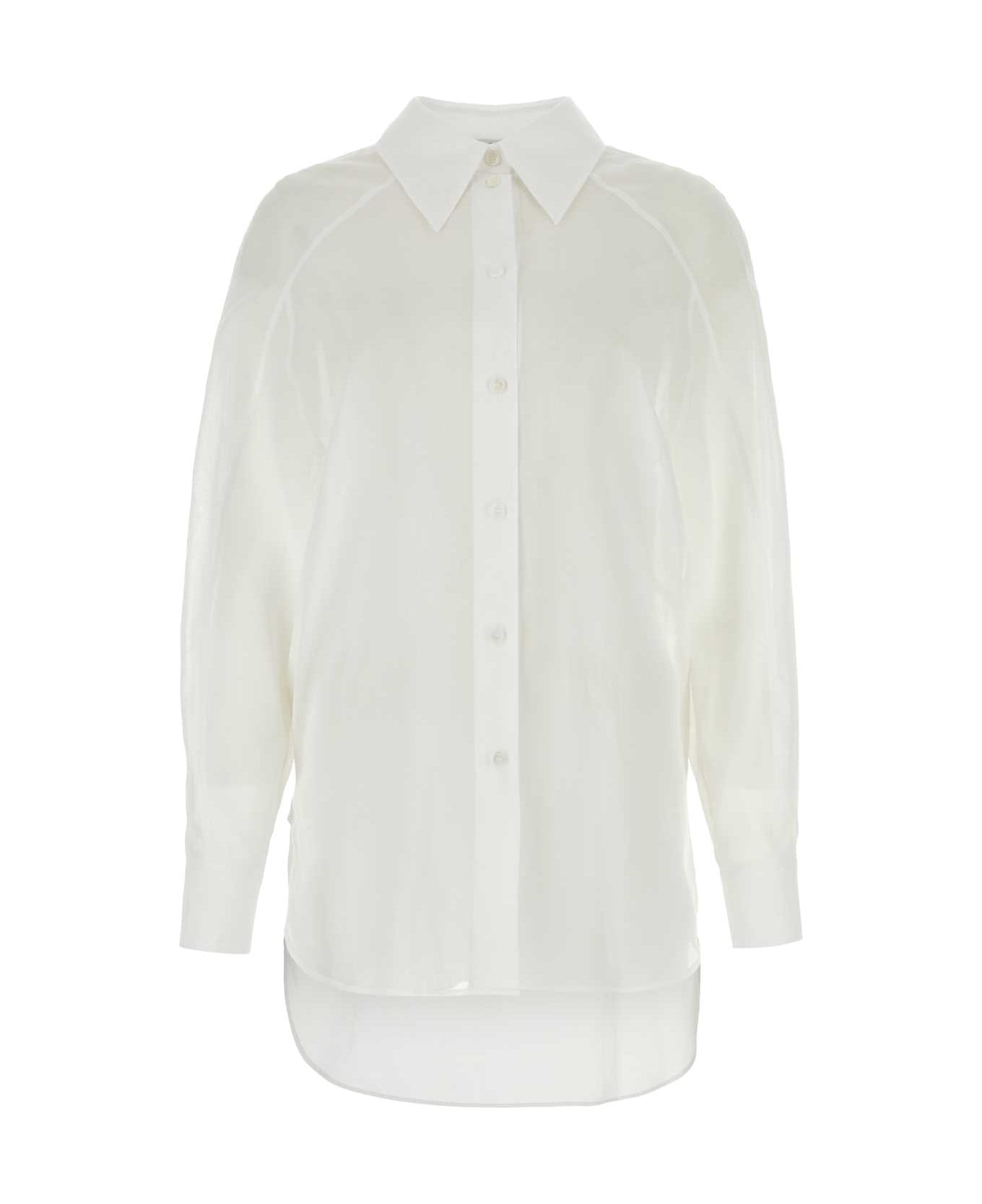 Alberta Ferretti White Cotton Shirt - BIANCO