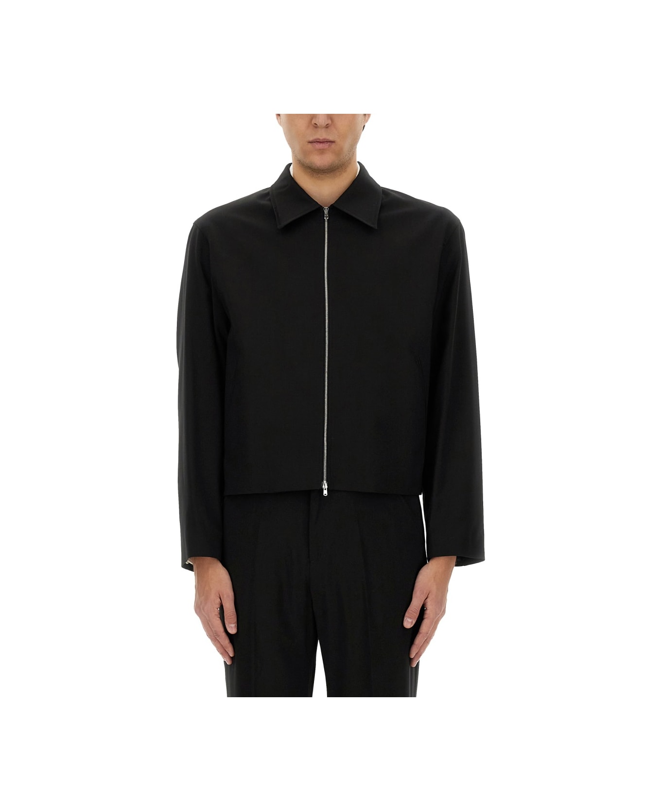 Our Legacy Jacket With Zip - BLACK