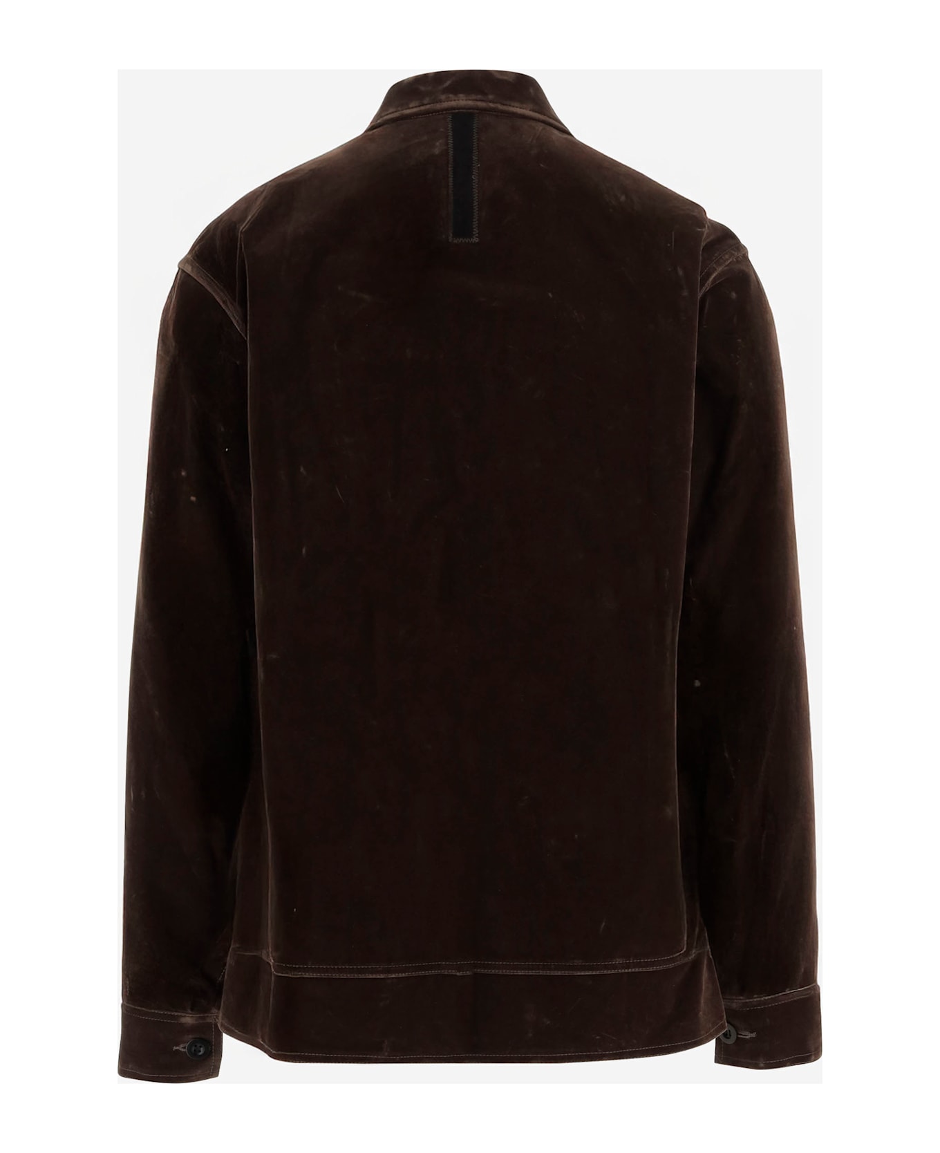 Junya Watanabe Multipocket Jacket In Cotton Blend - Marrone scuro