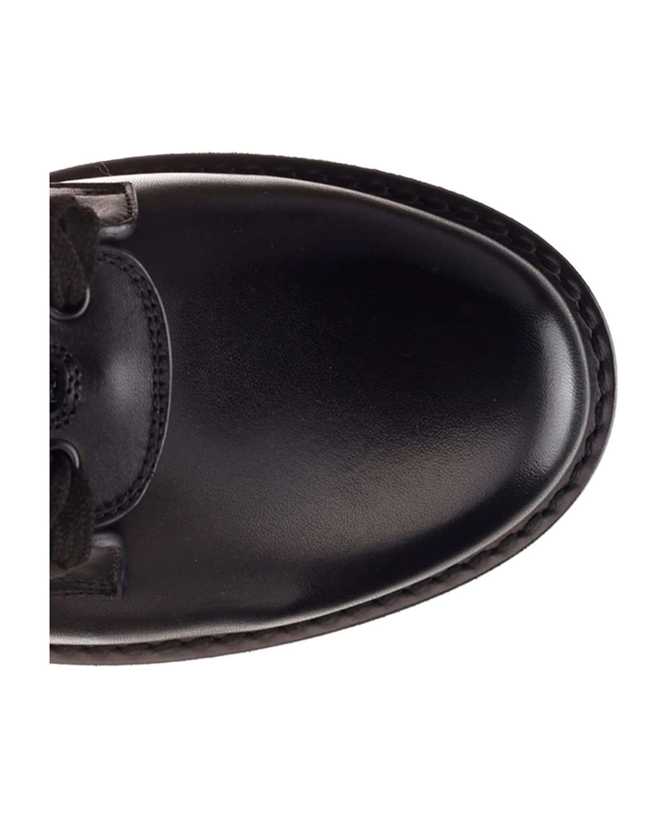 Valentino Garavani Garavani Combat Leather Boots - Black