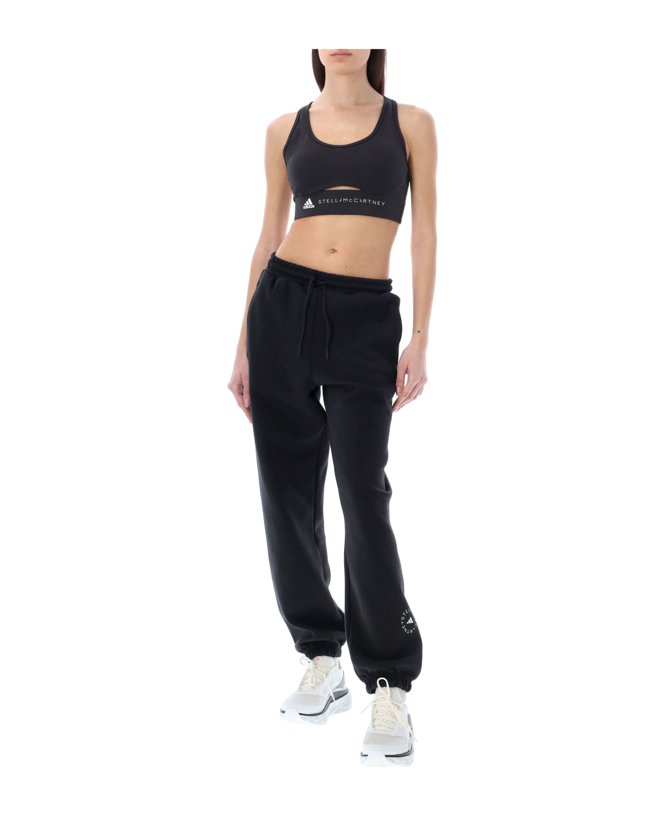 Adidas by Stella McCartney Truestrength Yoga Medium Support Sports Bra - Black ボトムス