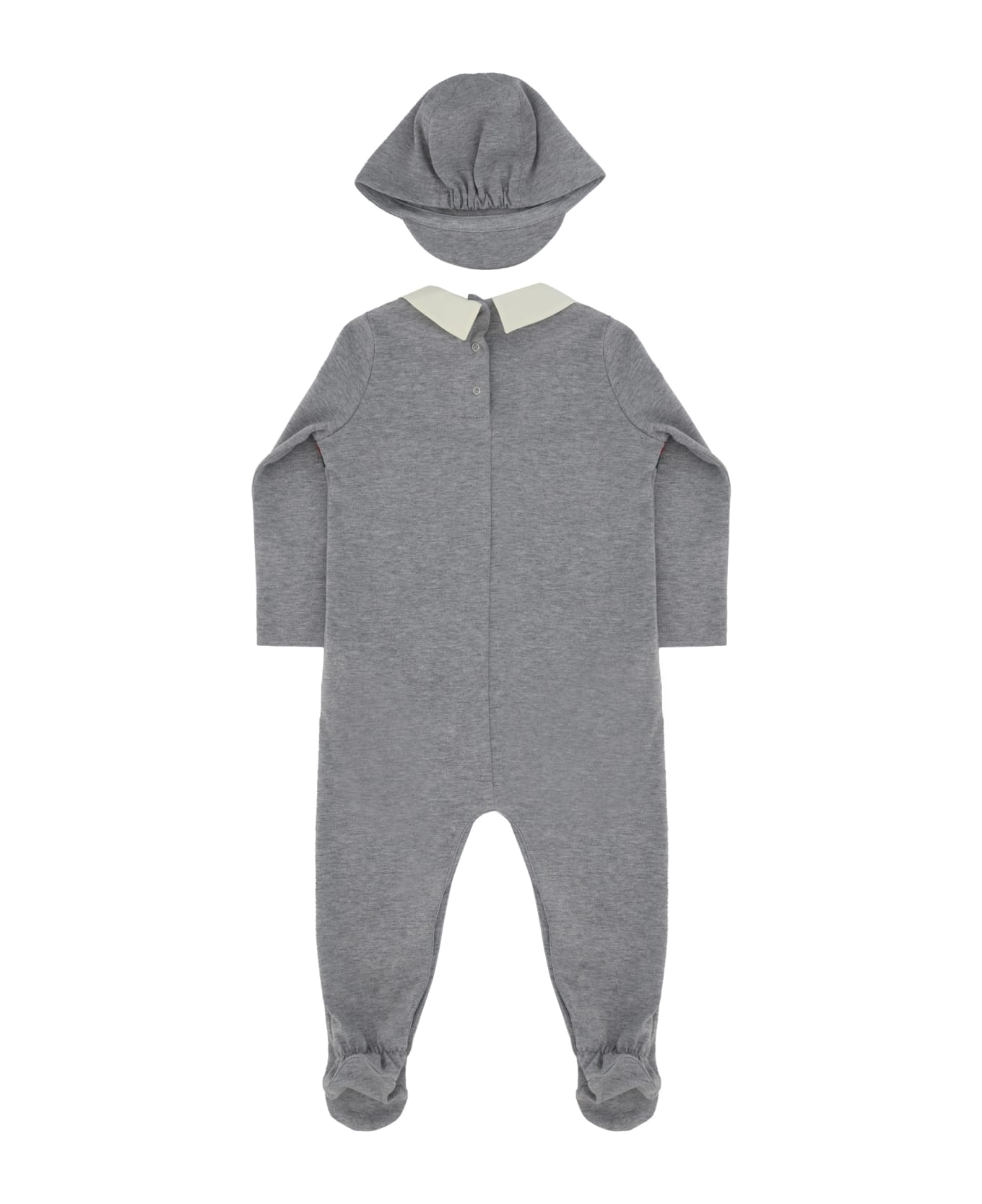 Gucci Baby Bodysuit - Light Grey Mel