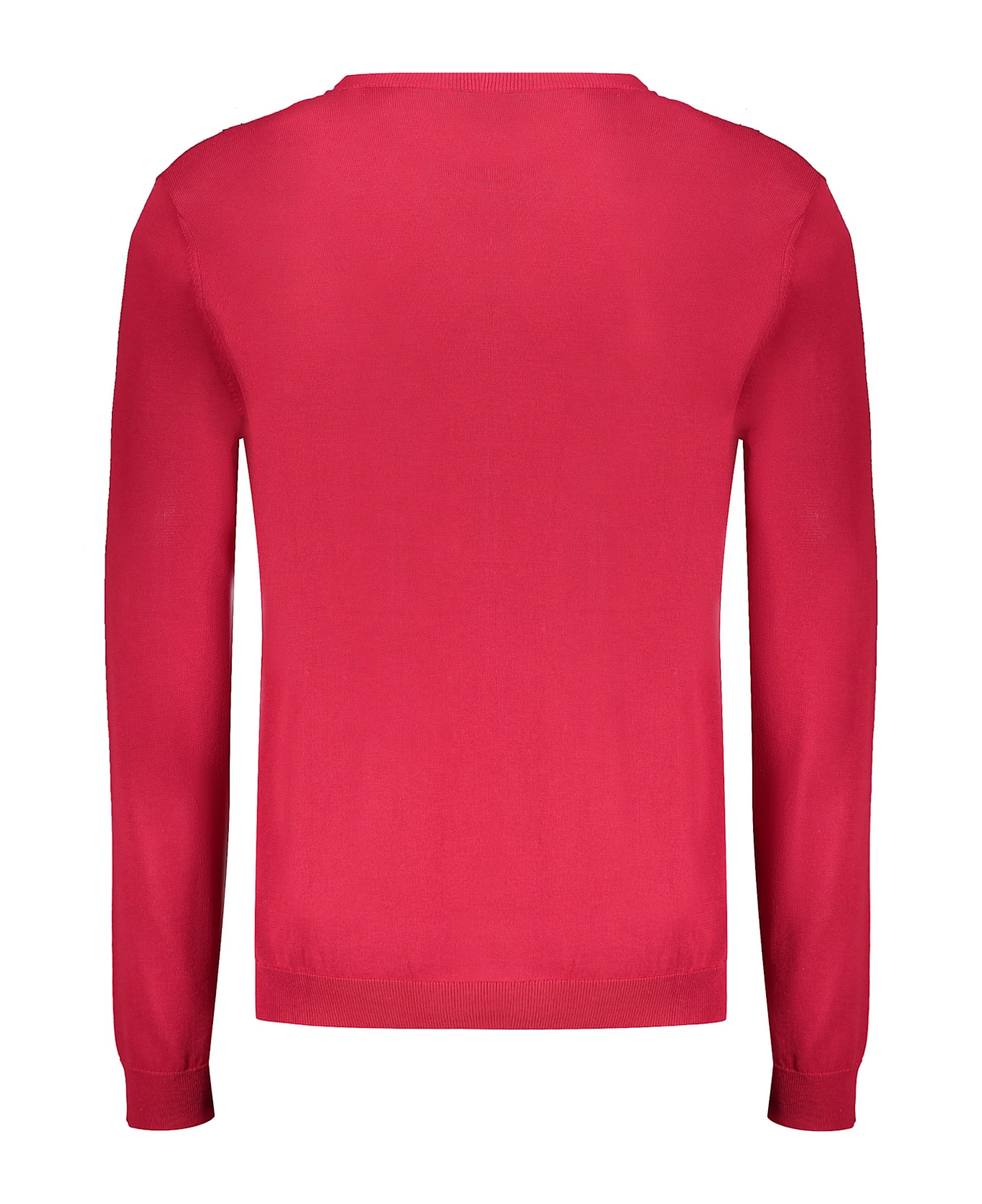 Valentino Garavani Long Sleeve Crew-neck Sweater - Red-purple or grape