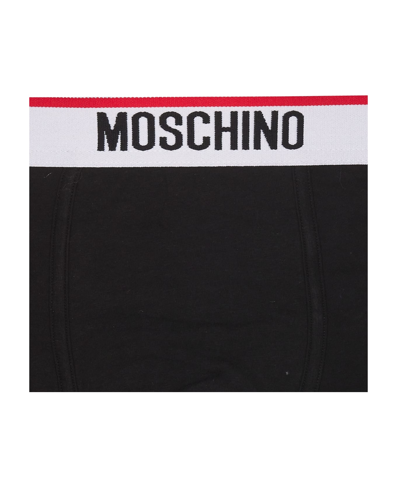 Moschino Band Logo Bipack Boxer - Black