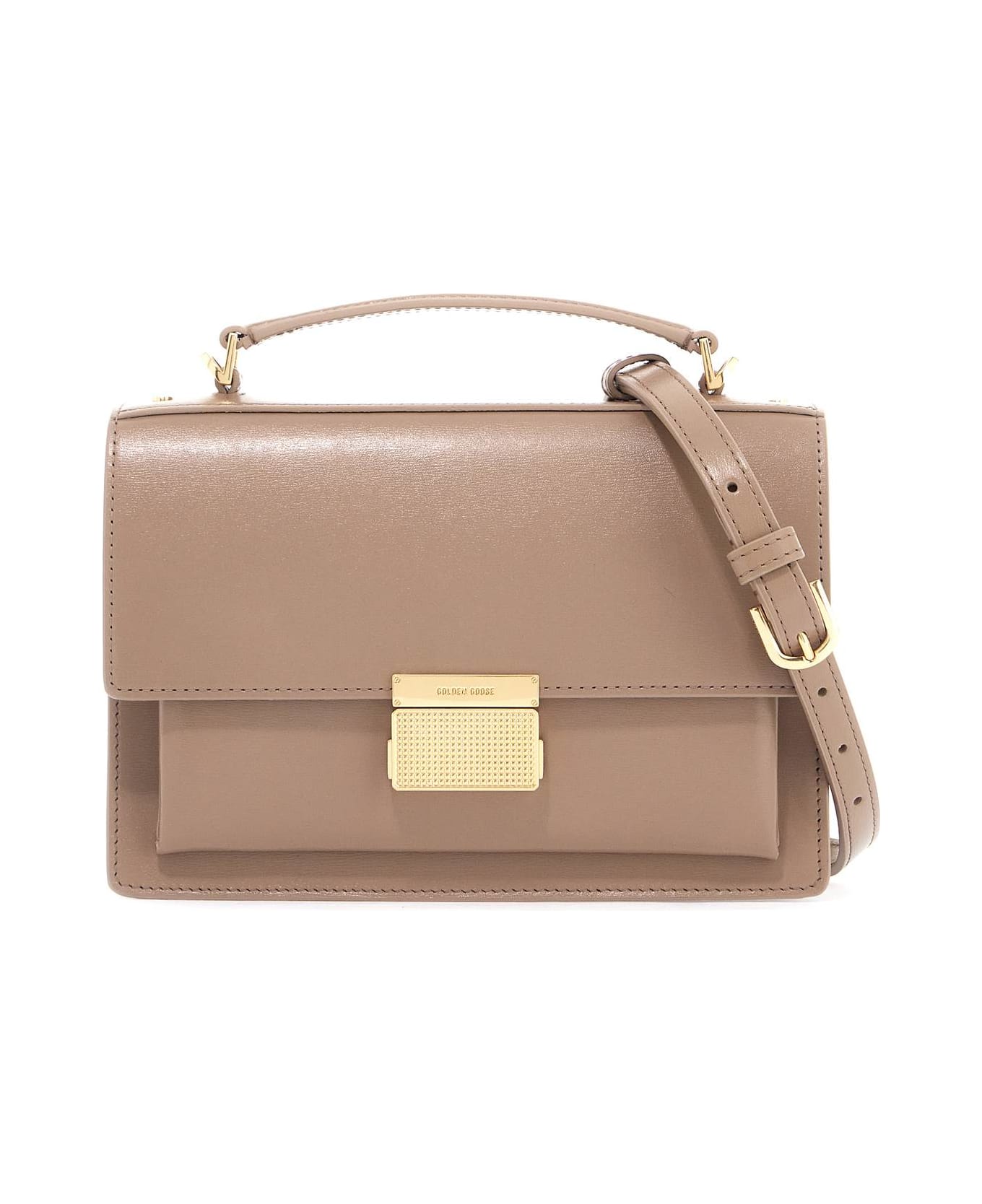 Golden Goose Venezia Leather Crossbody Bag - Beige