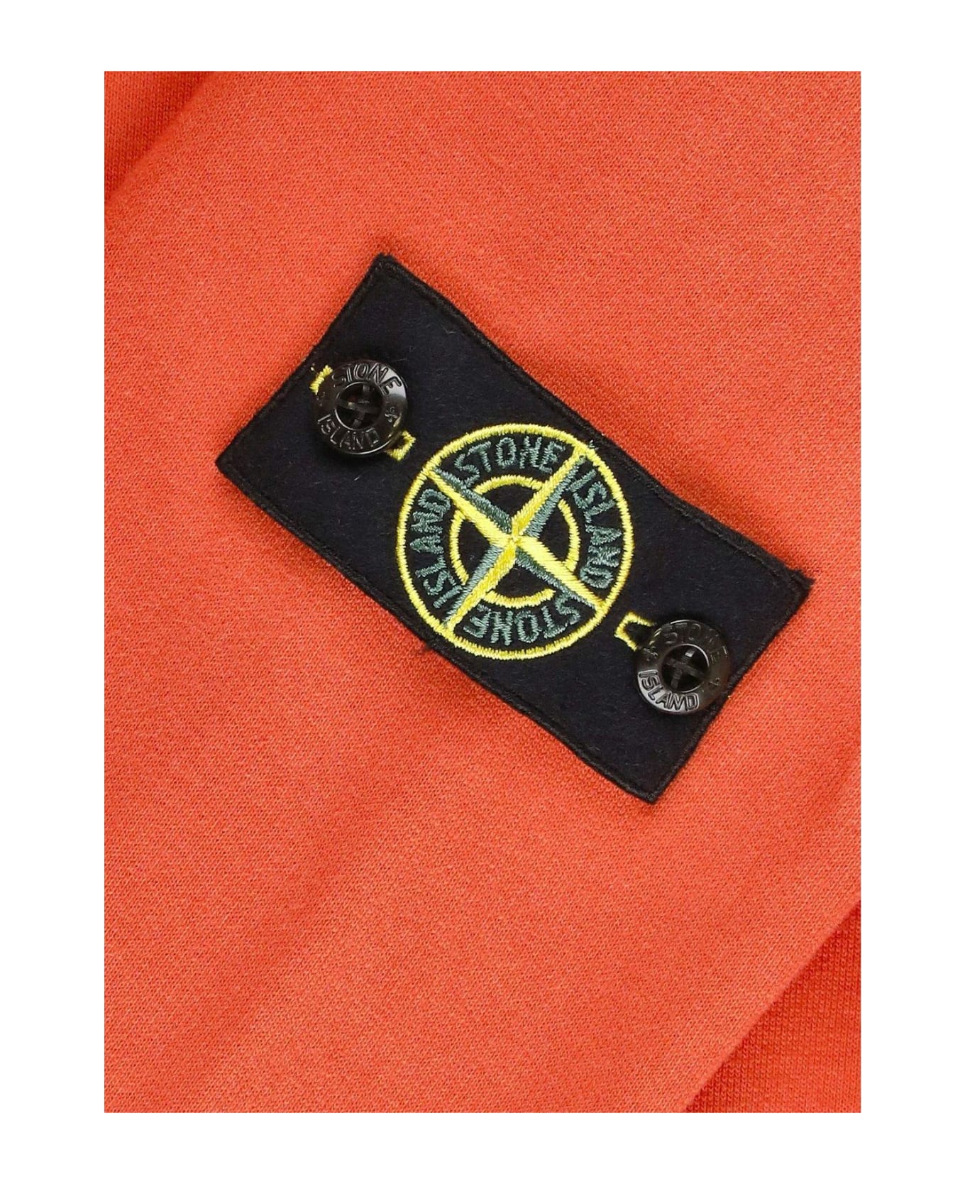 Stone Island Compass-badge Crewneck Sweatshirt - ORANGE ニットウェア＆スウェットシャツ