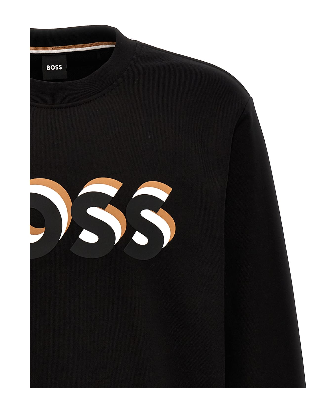 Hugo Boss Logo Sweatshirt - BLACK