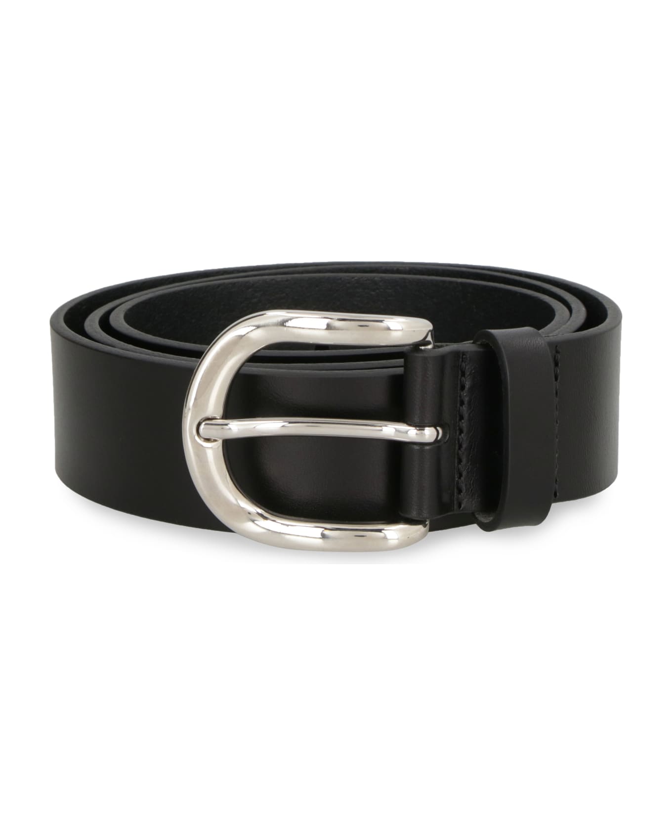 Isabel Marant Zaph Leather Belt - BLACK