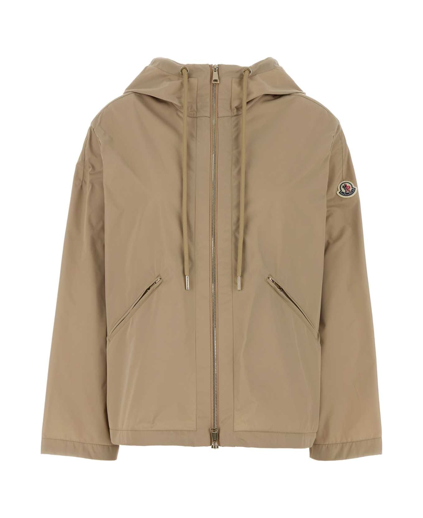 Moncler Beige Polyester Cassiopea Windbreaker - 239