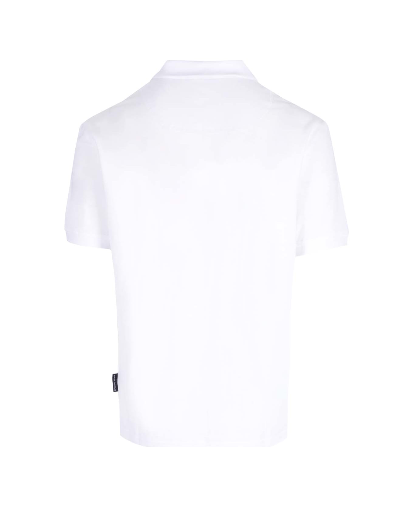 Moose Knuckles Cotton Polo Shirt - WHITE