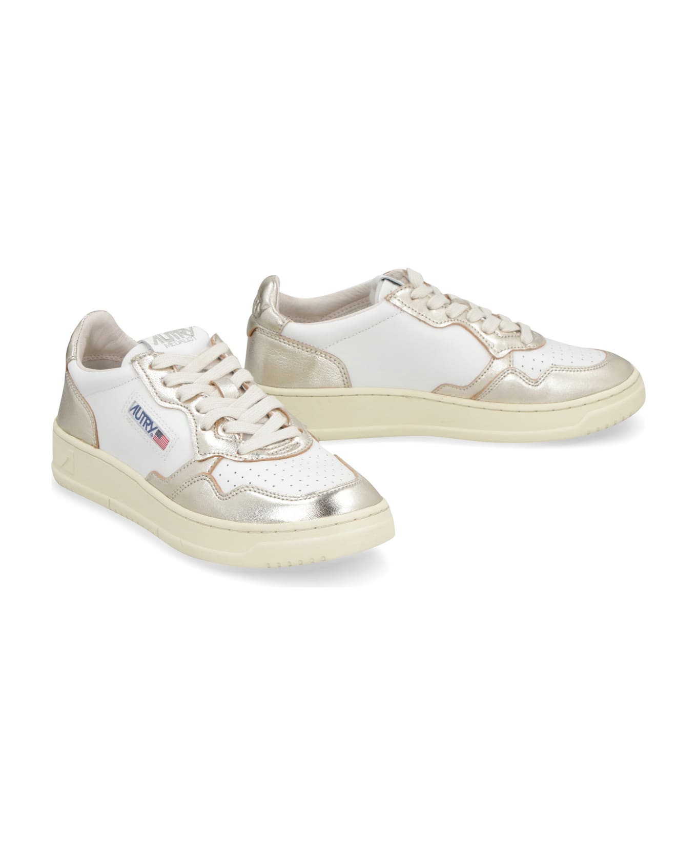 Autry Medalist Leather Low-top Sneakers - White