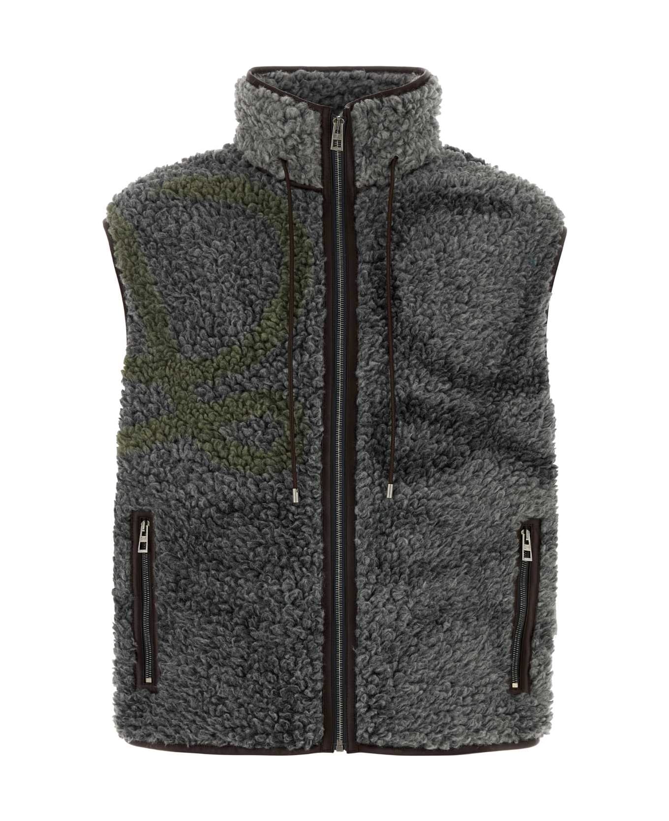 Loewe Grey Eco Fut Vest - MULTICOLOR