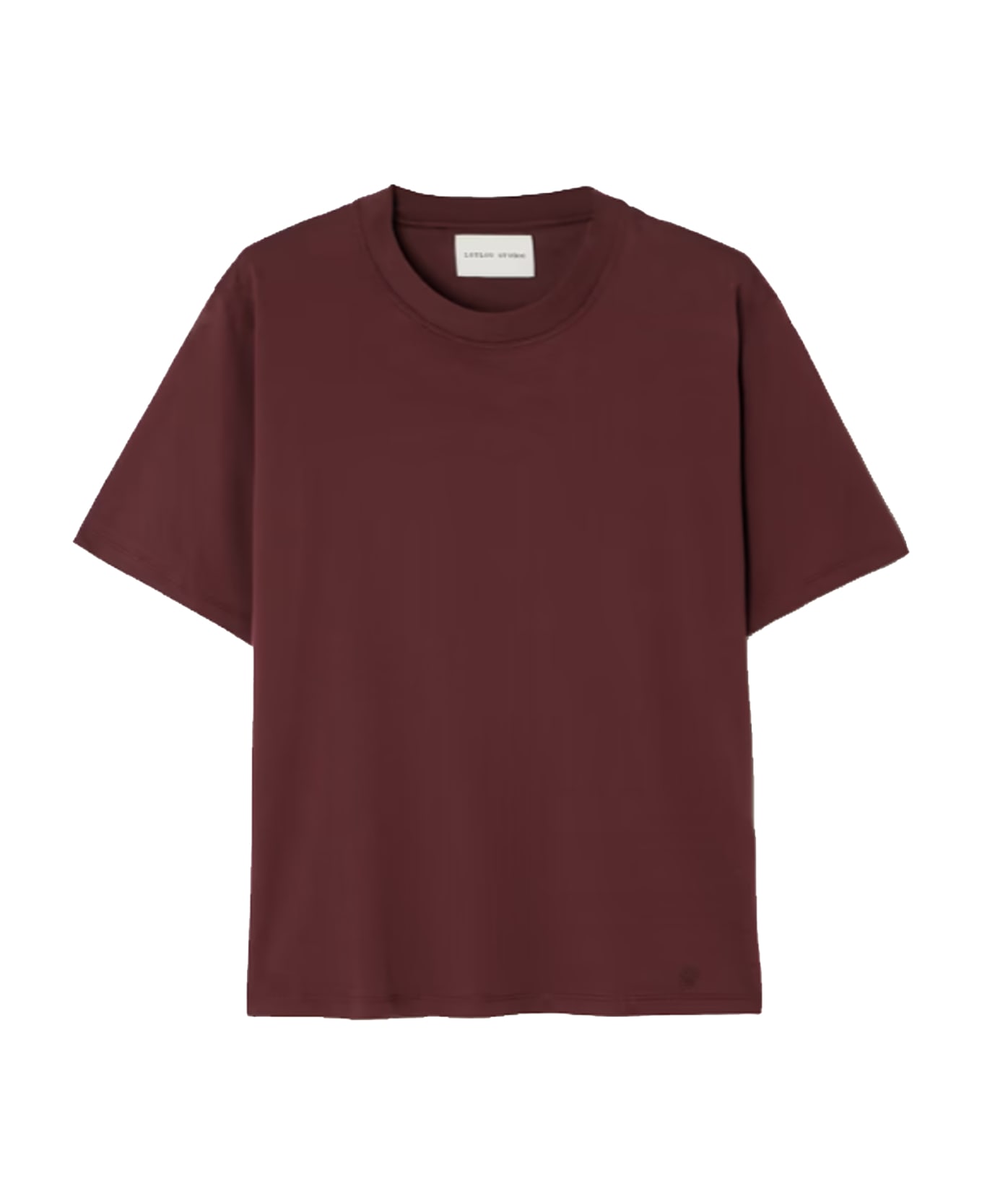 Loulou Studio ''telanto'' T-shirt - Bordeaux Tシャツ