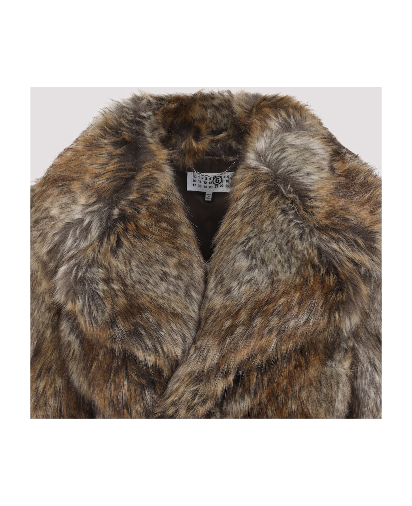 MM6 Maison Margiela Acrylic Jacket - F Natural