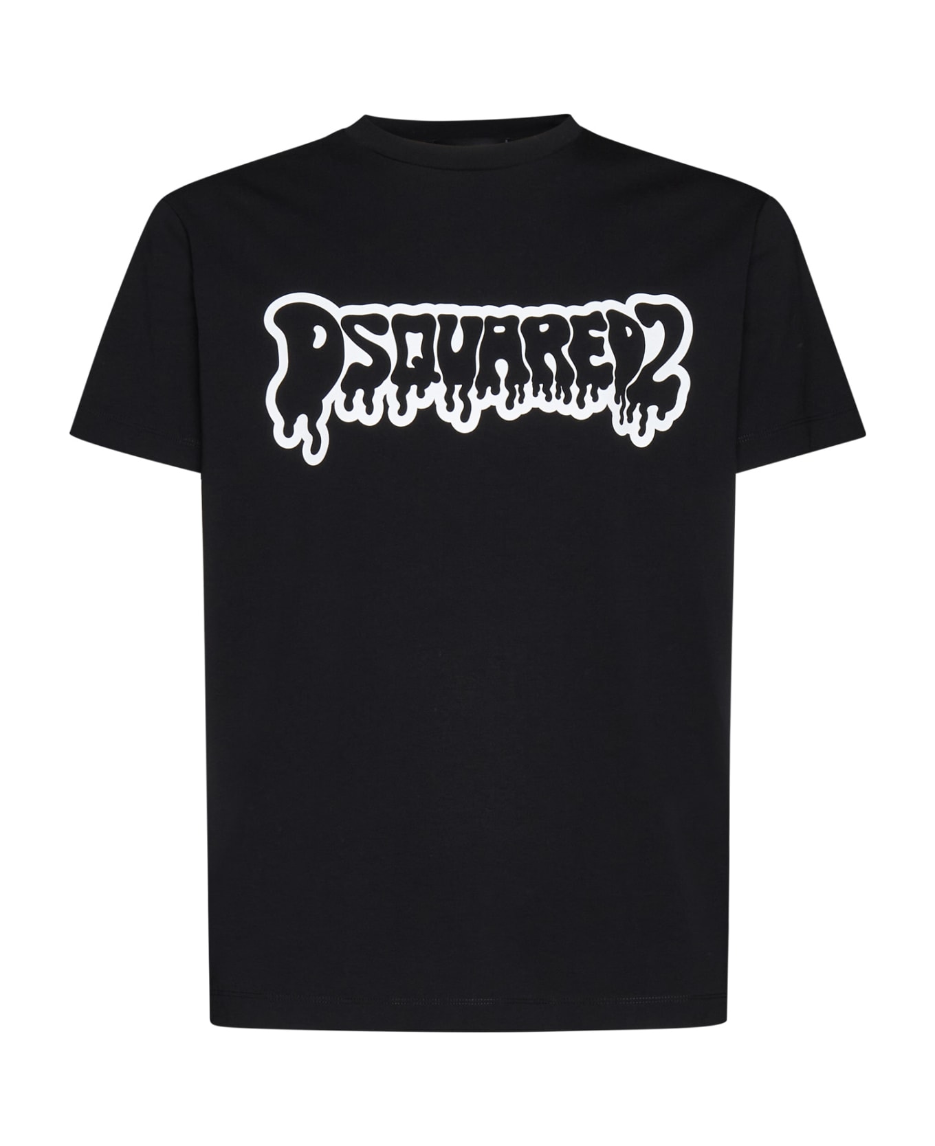 Dsquared2 Crewneck T-shirt With Logo Print - 900