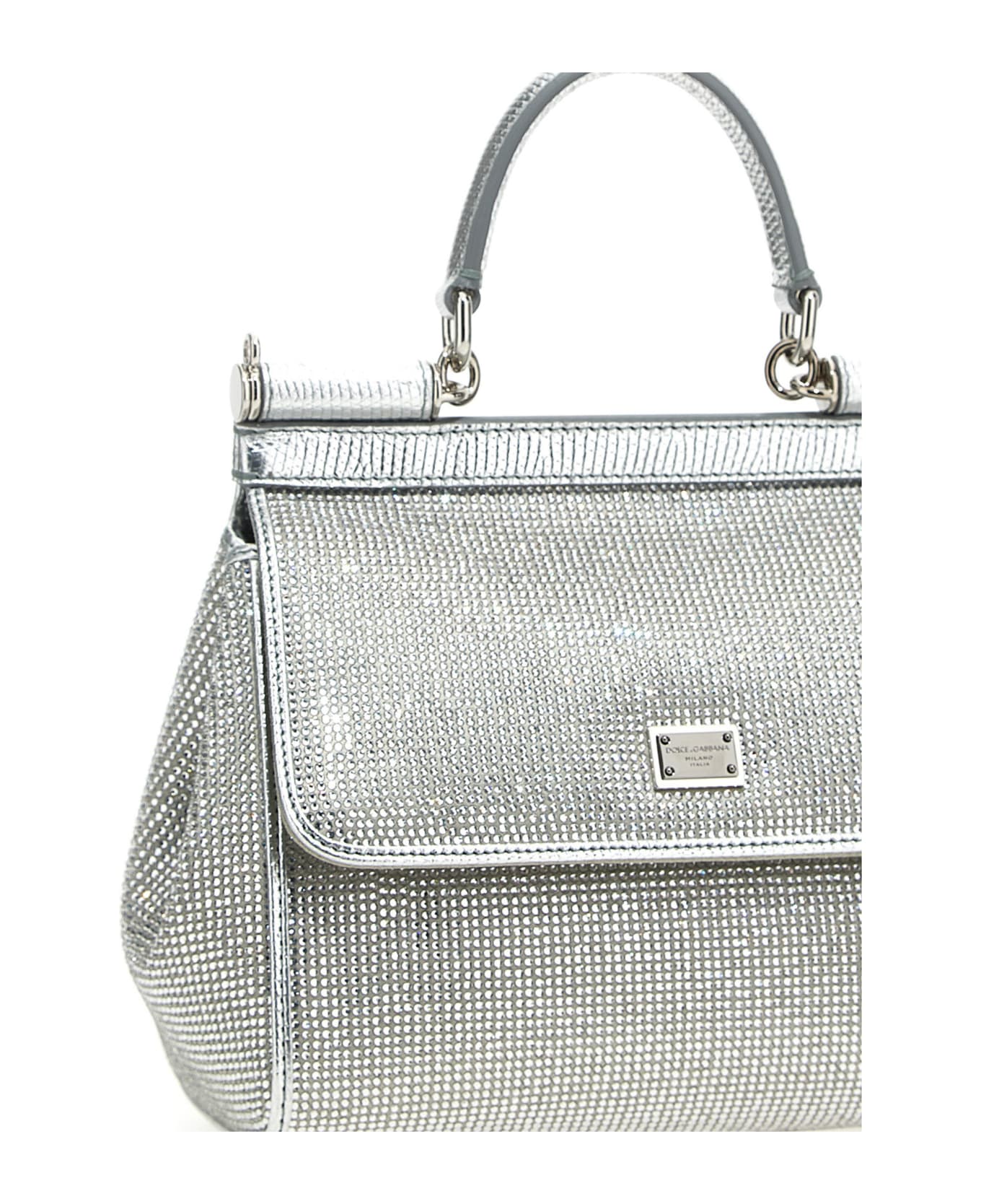 Dolce & Gabbana 'sicily' Small Handbag - Silver