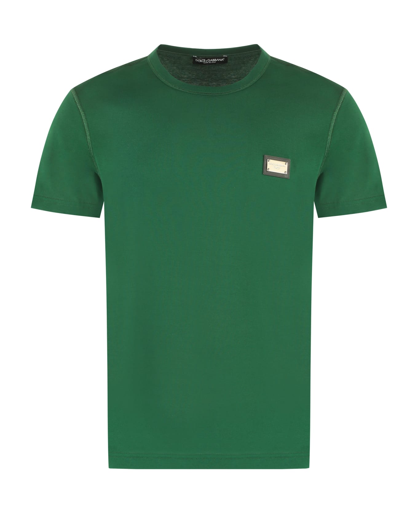 Dolce & Gabbana Cotton Crew-neck T-shirt - green
