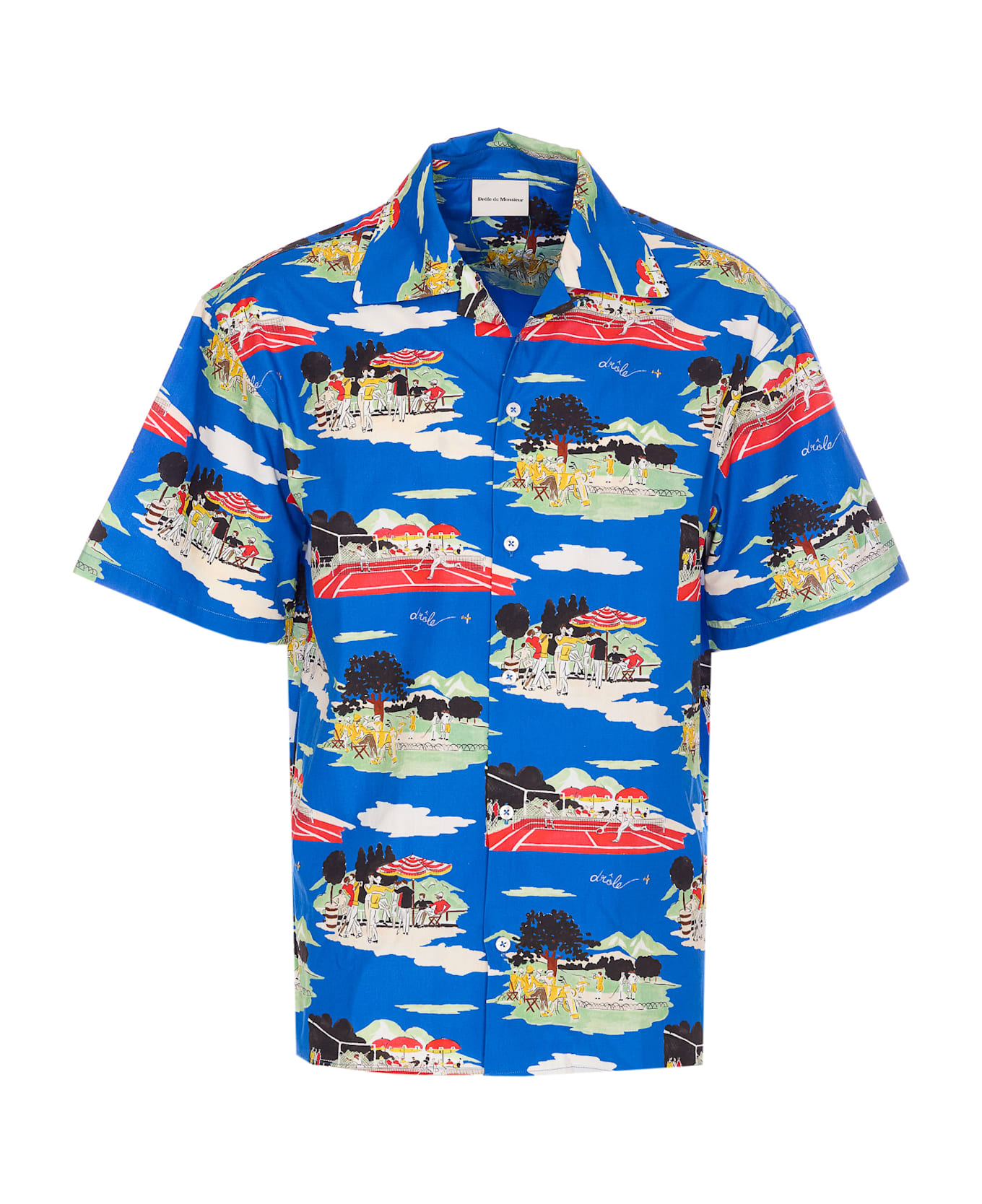 Drôle de Monsieur Country Club Shirt - Blue