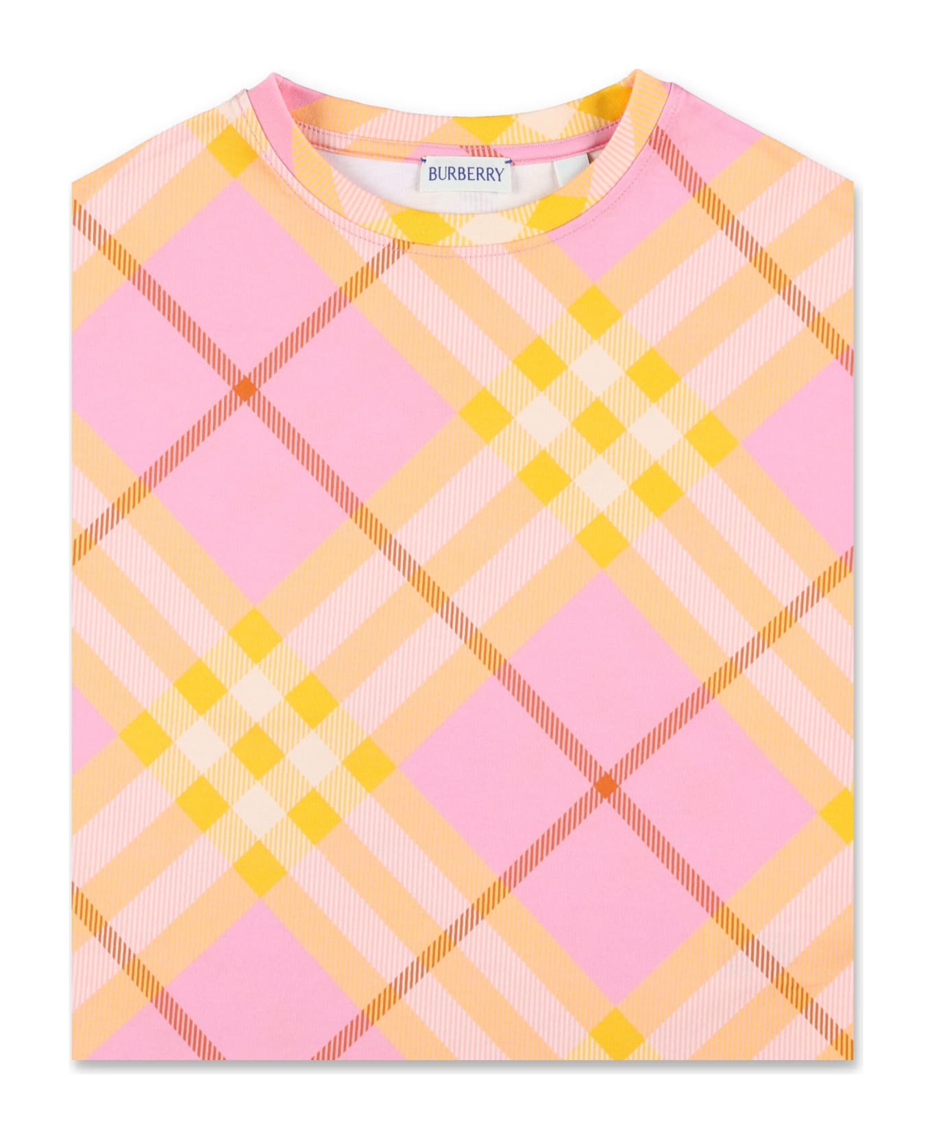 Burberry Kid - Check T-shirt - CARNATION PNK IP CHK