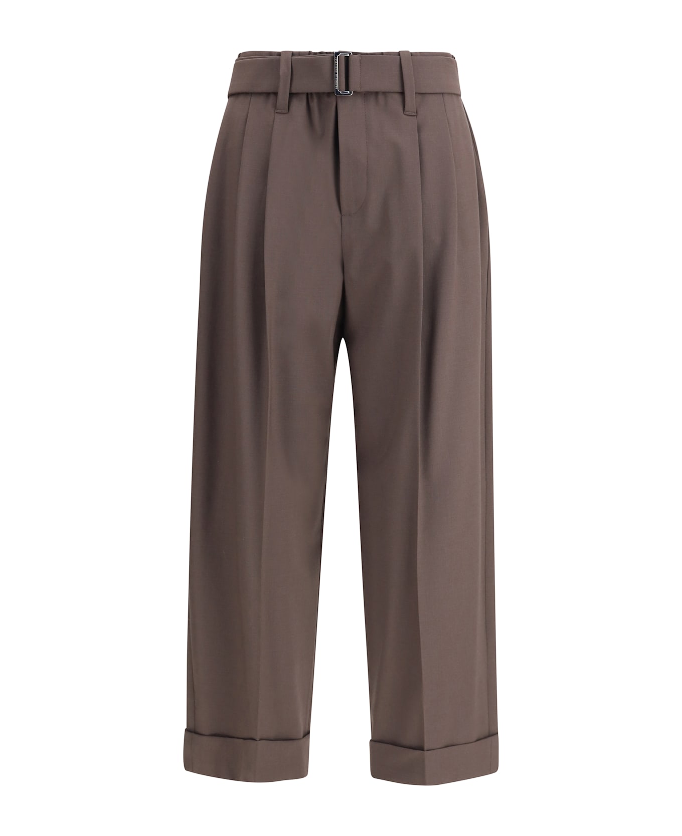 Brunello Cucinelli Sartorial Baggy Trousers In Tropical Luxury Wool