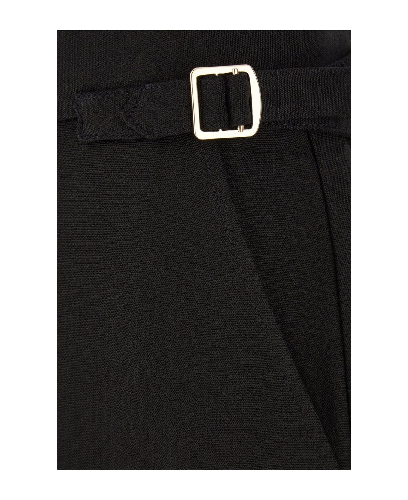 Casablanca Straight Leg Tailored Trousers - Black