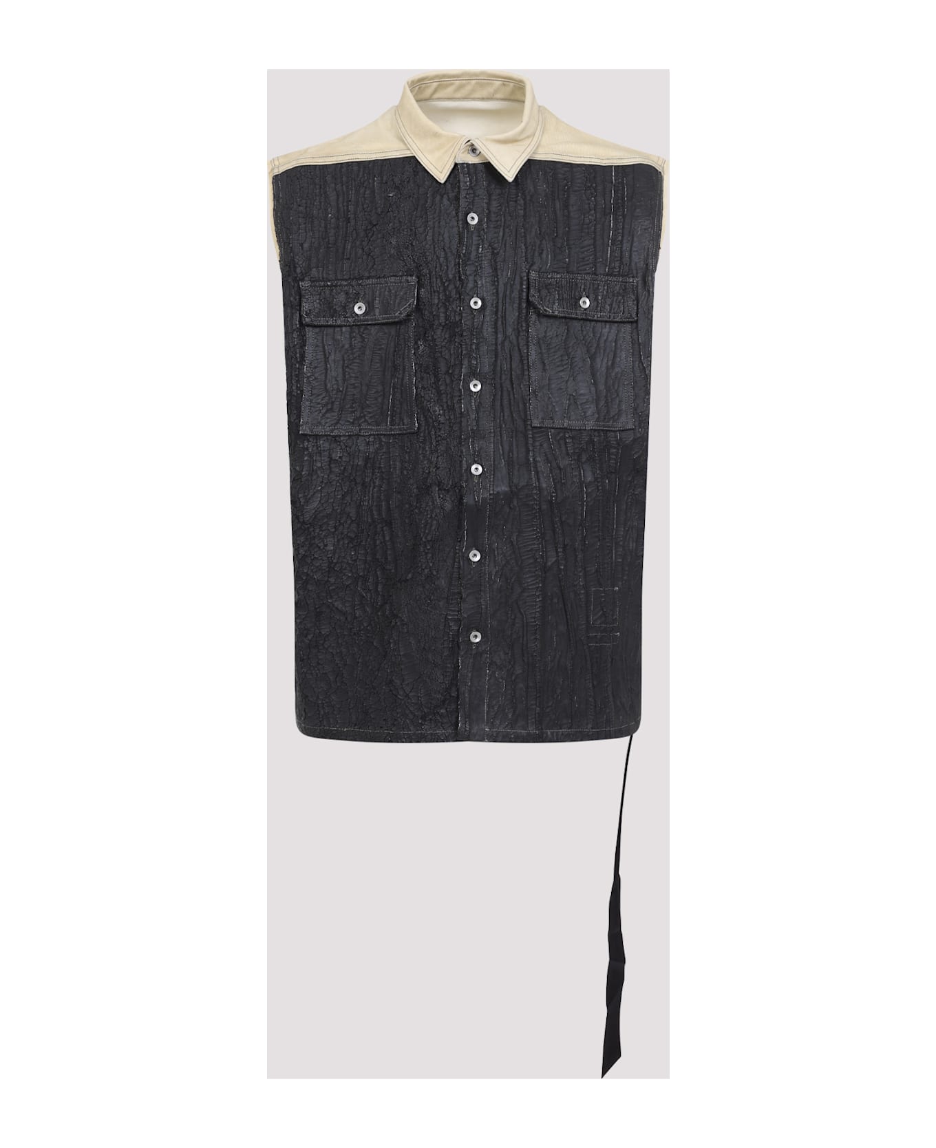DRKSHDW Sl Tommy Jumbo Jacket - Parchment Black