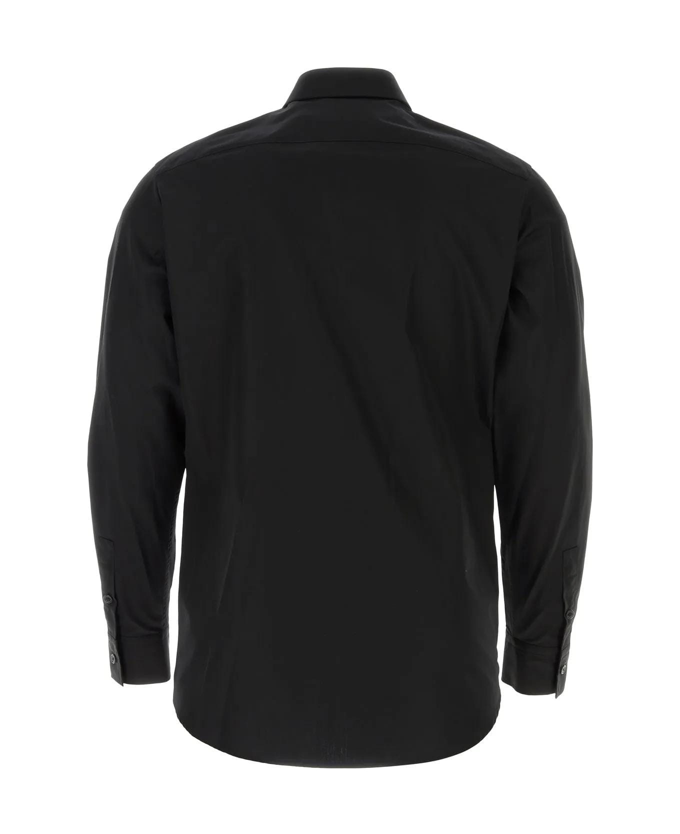 Balmain Black Poplin Shirt - 0PANOIR シャツ