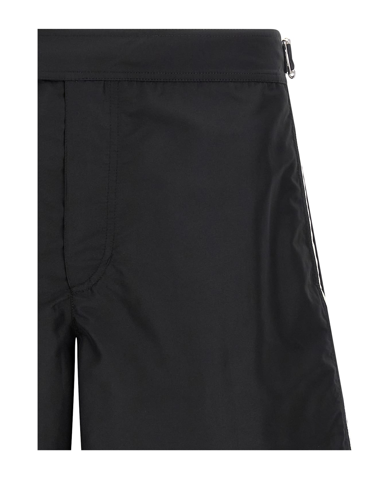 Brunello Cucinelli Logo Swimsuit - White/Black