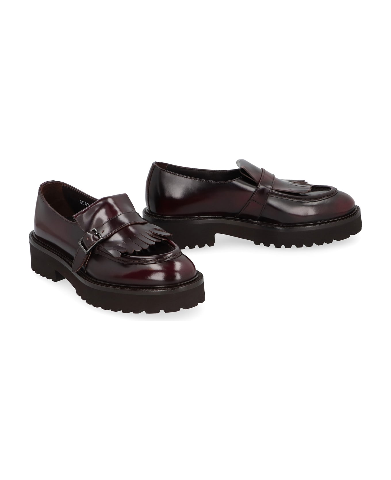 Doucal's Leather Loafers - Burgundy