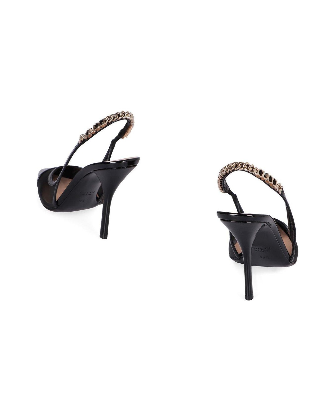 Gucci Signoria Slingback Pumps - Black