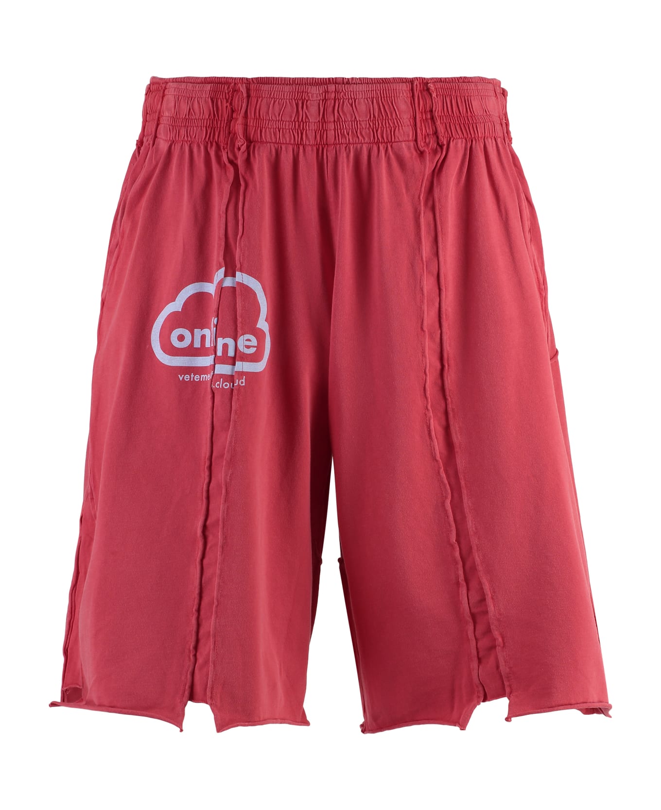 VETEMENTS Cotton Shorts - red